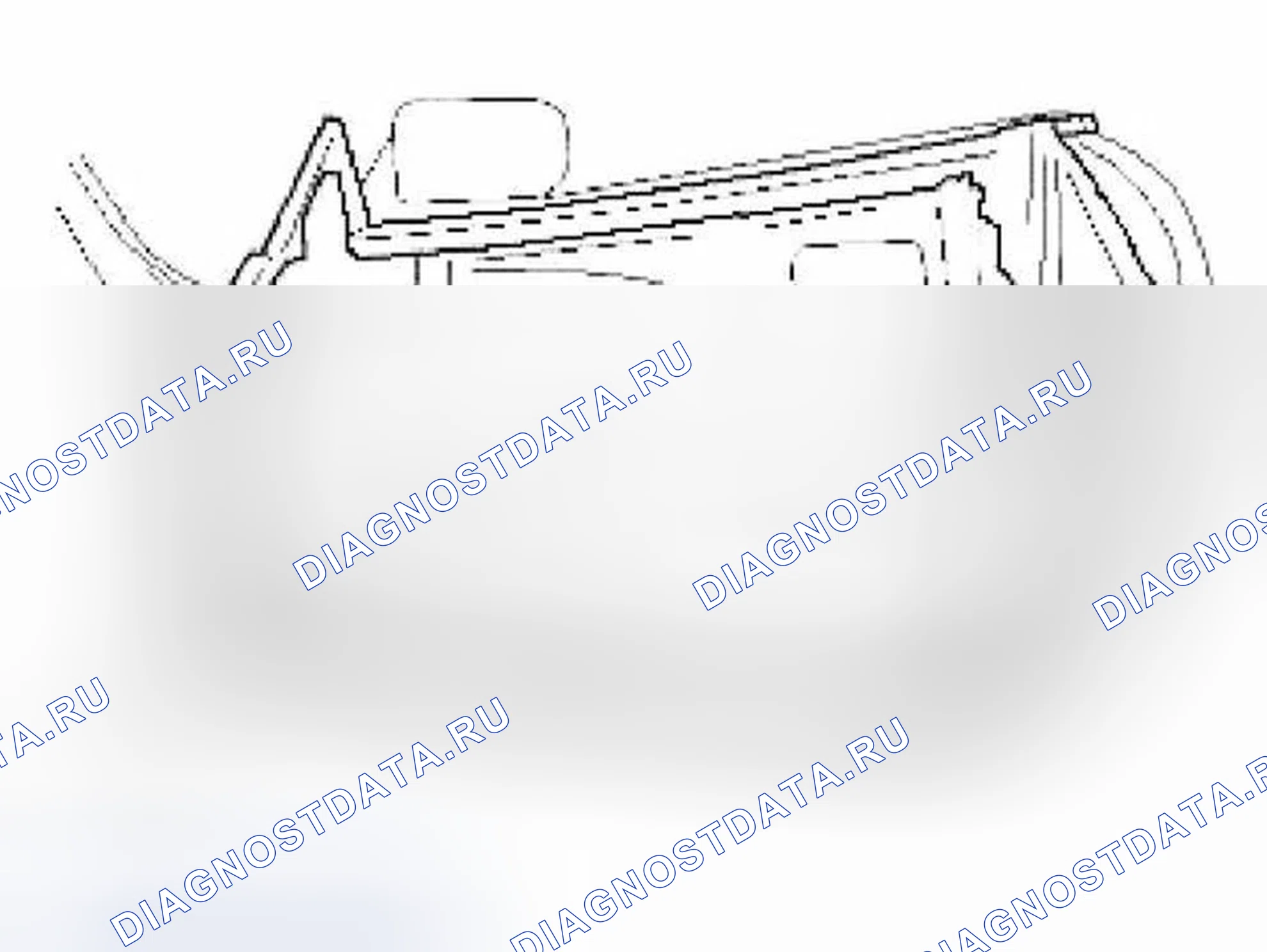 Рис. 33: Идентификация дверного уплотнения. Jaguar XKR I