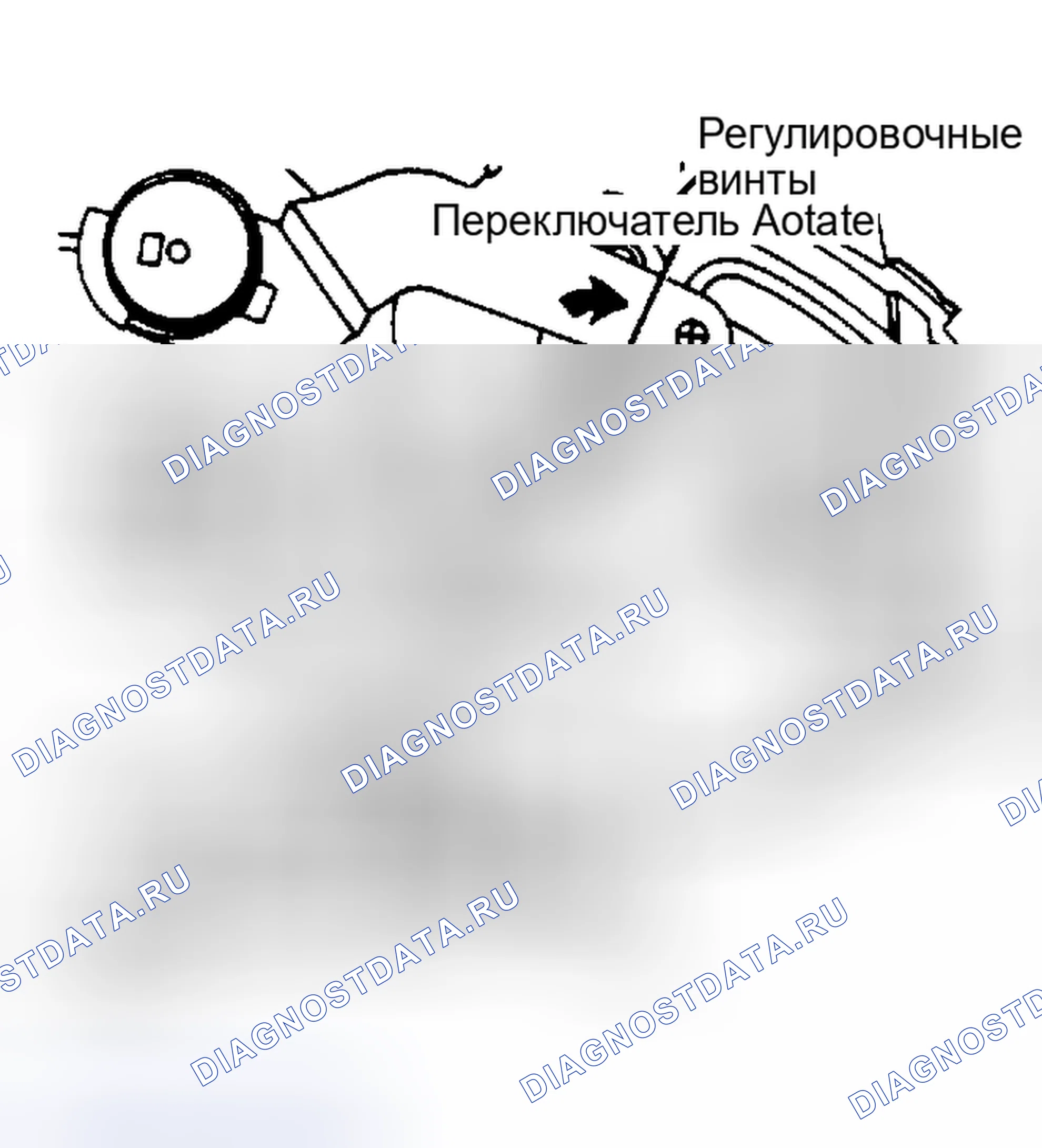 Рис. 5: Регулировка термостатического переключателя Повернуть переключатель по часовой стрелке.. Audi Coupe B2