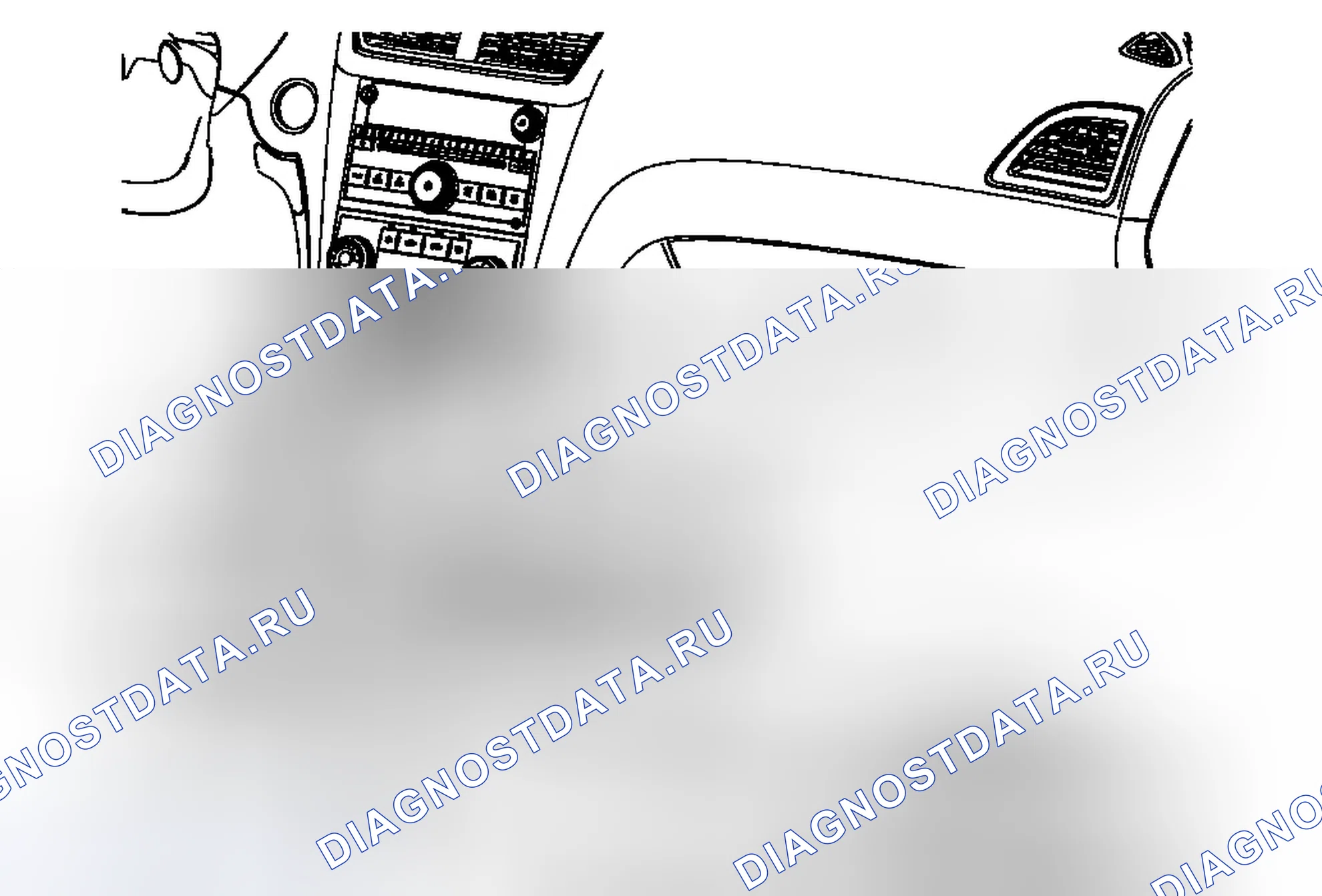 Рис. 68: Замена нижнего кронштейна приборной панели. Chevrolet Malibu VIII