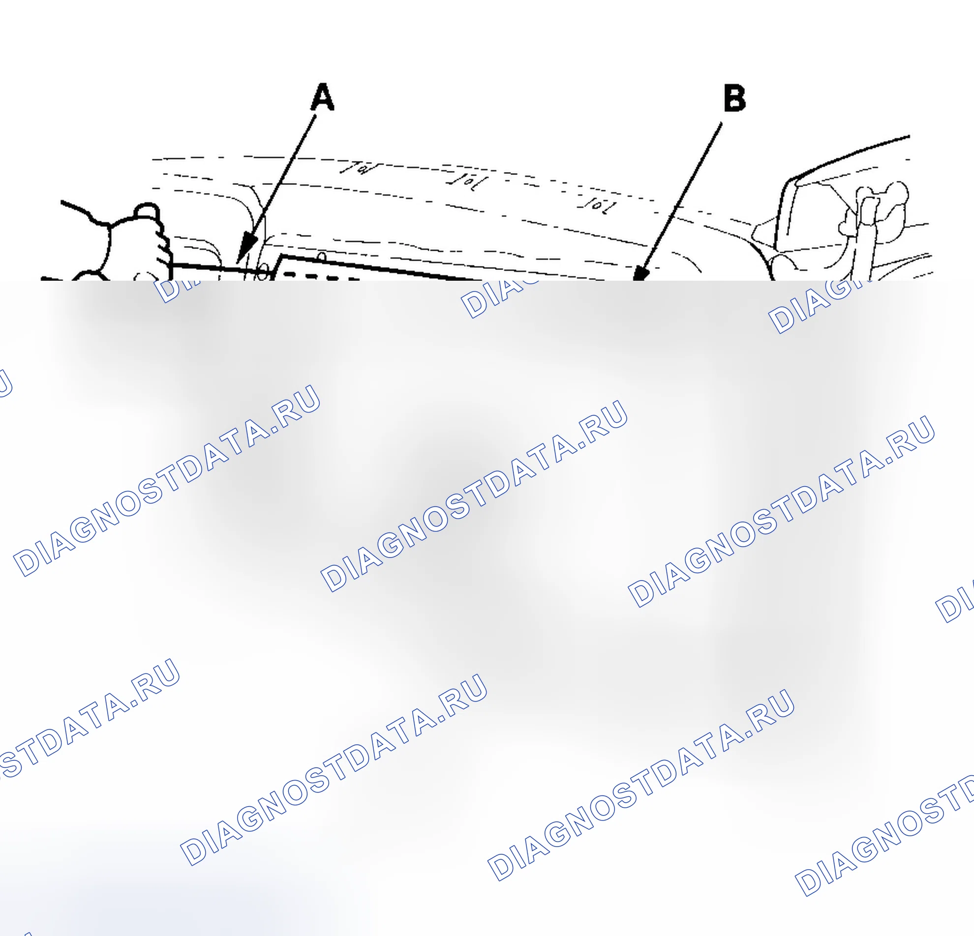 Рис. 89: Замена четвертного стекла. Honda Element YH2