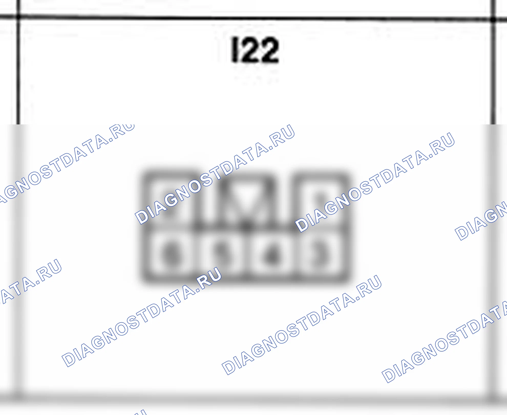 Распиновка разъёма I22 — жгута панели приборов. Hyundai Accent LC