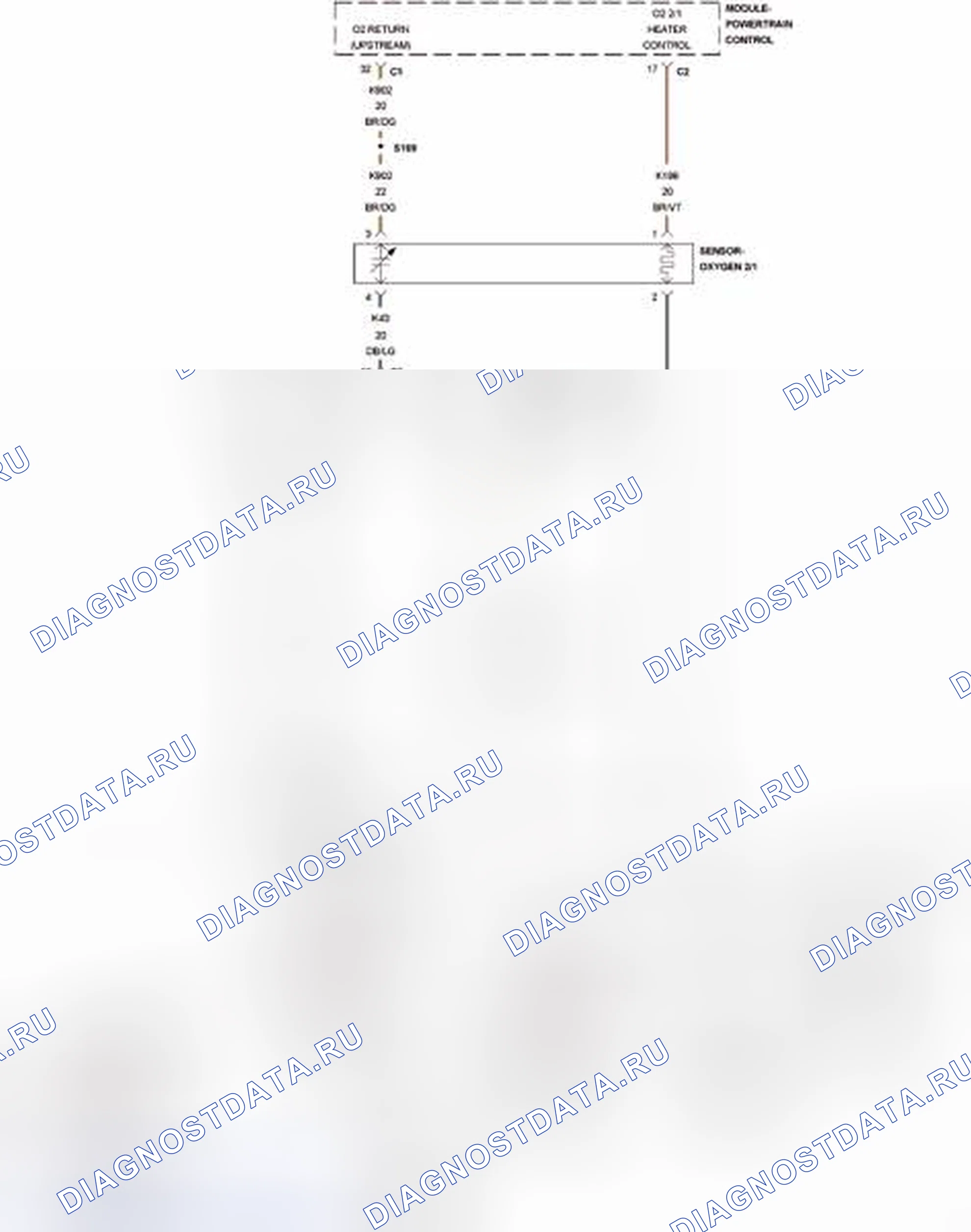Рис. 321: P0430-ЭФФЕКТИВНОСТЬ КАТАЛИЗАТОРА (БАНК 2). RAM Pickup 2500 