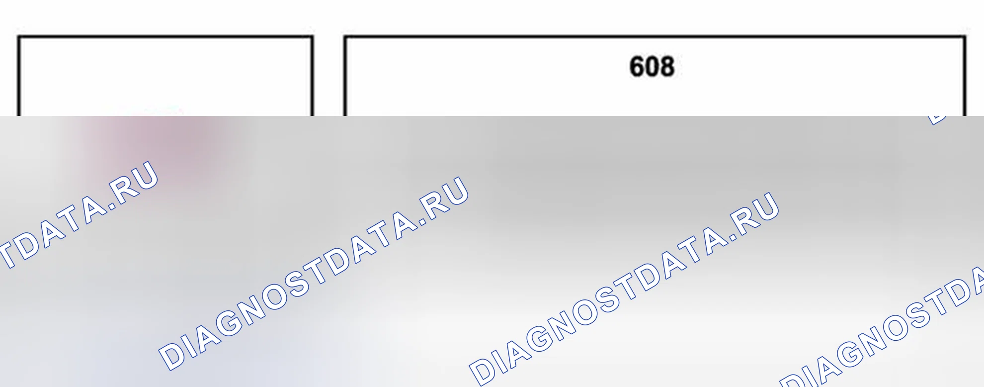 Рис. 148: Идентификация контактов разъема - модуль управления Trionic V6 LEV / OBDII (608). Kia Picanto II