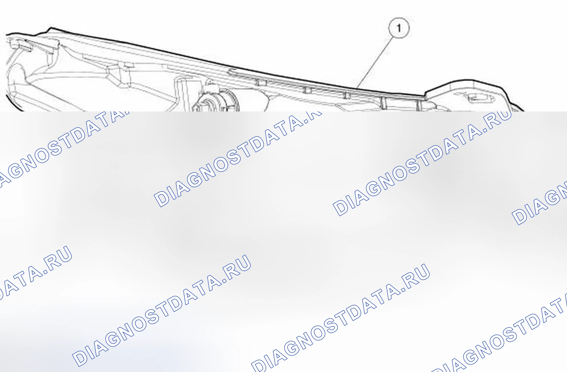 Рис. 57: Боковой габаритный фонарь. Ford Focus II рестайлинг