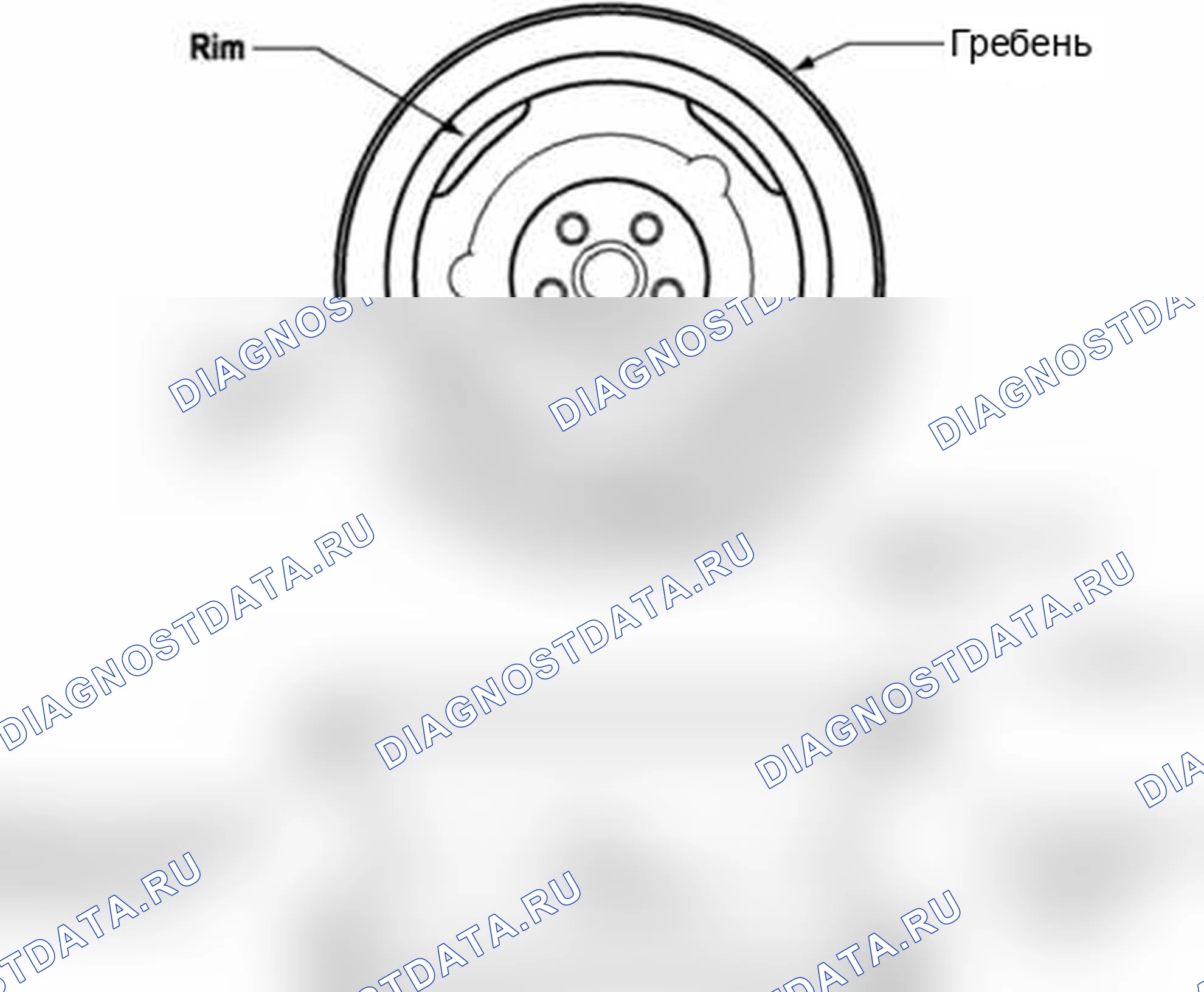 Рис. 8: Стальное колесо. Acura Integra I
