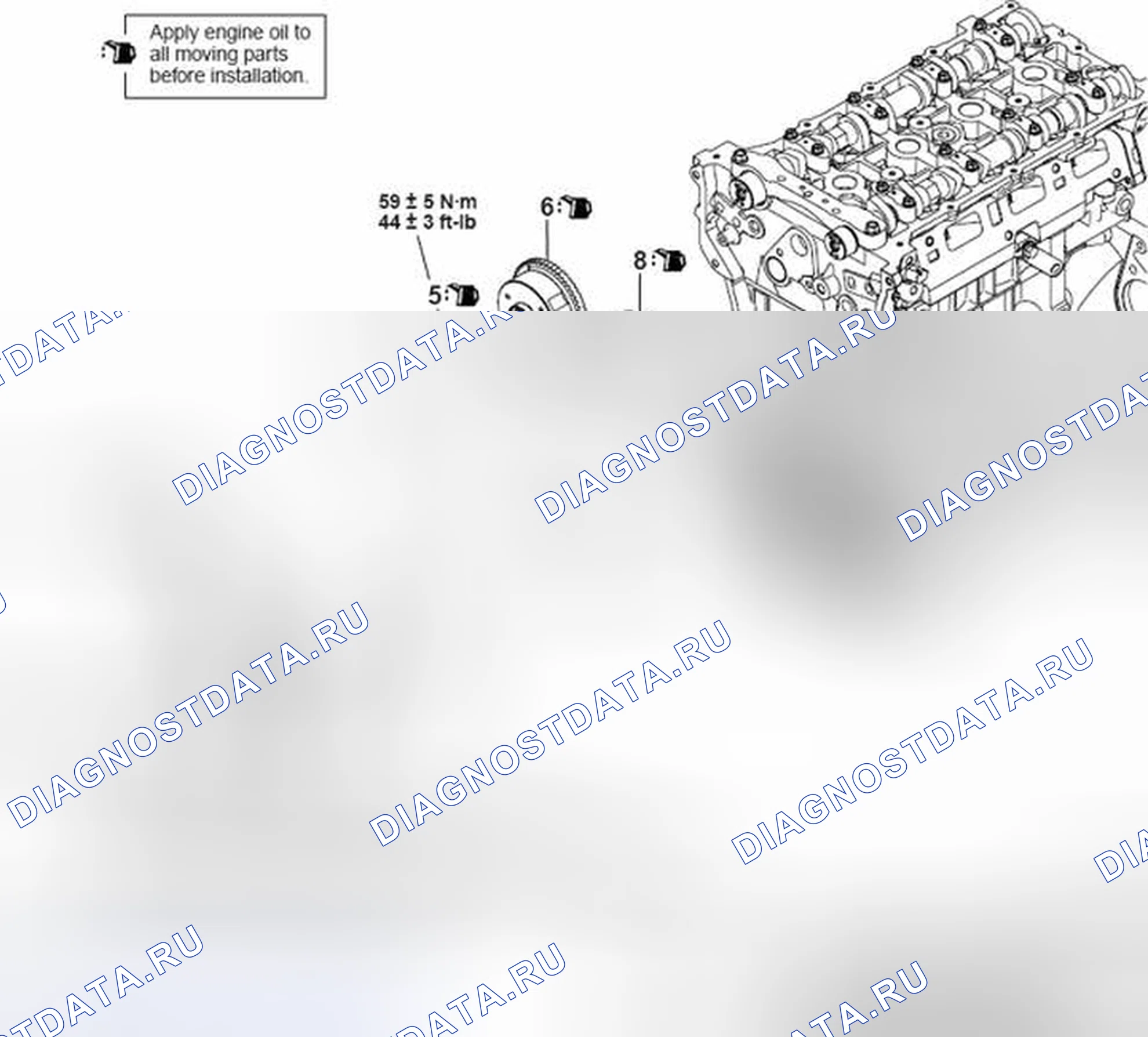 Рис. 235: ДЕМОНТАЖ И МОНТАЖ. Mitsubishi Lancer Ralliart X рестайлинг