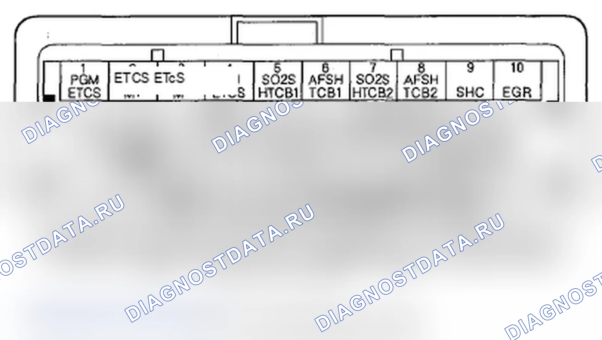Рис. 220: Входы и выходы ИКМ разъема C (o) (49P). Acura MDX II рестайлинг