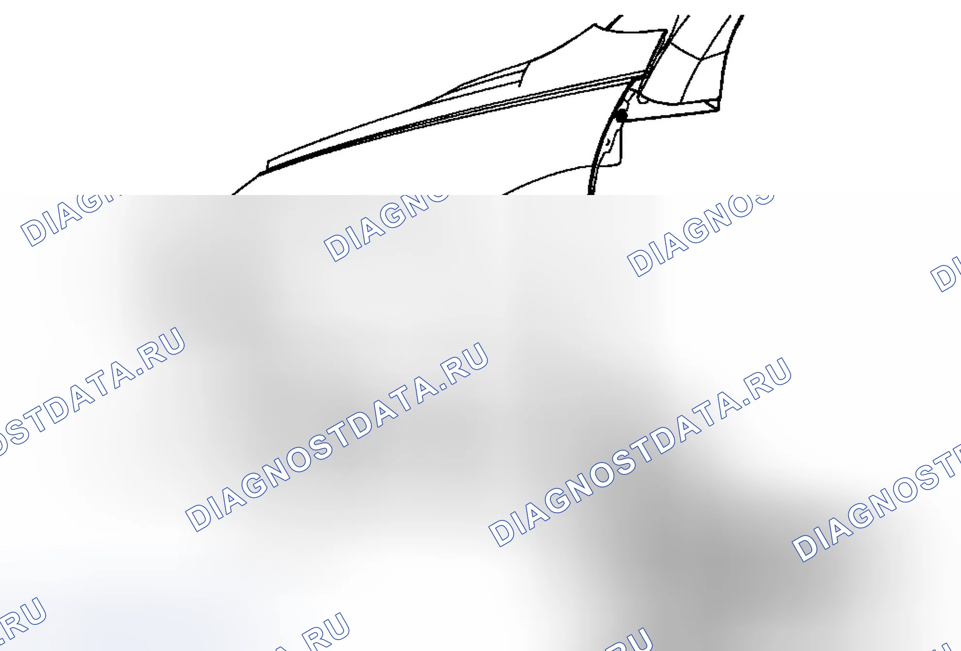 Рис. 55: Замена передней бамперной накладки (Acadia). Chevrolet Traverse I