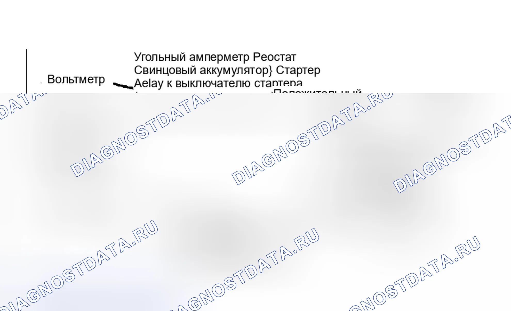 Рис. 6: ИСПЫТАНИЕ СТАРТЕРА ПОД НАГРУЗКОЙ. Mercury Topaz I