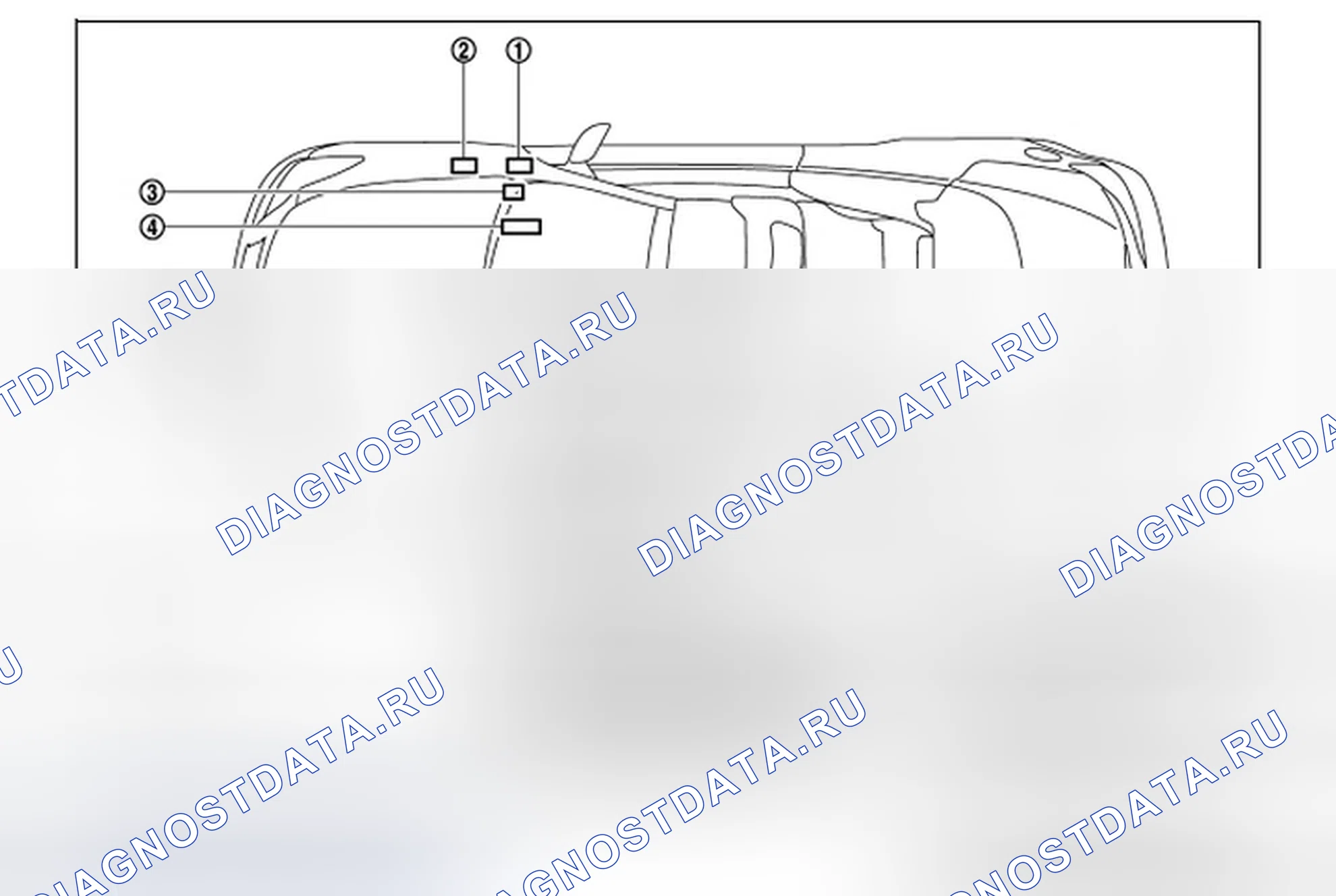 Рис. 24: Расположение компонентов. Infiniti G37 IV рестайлинг