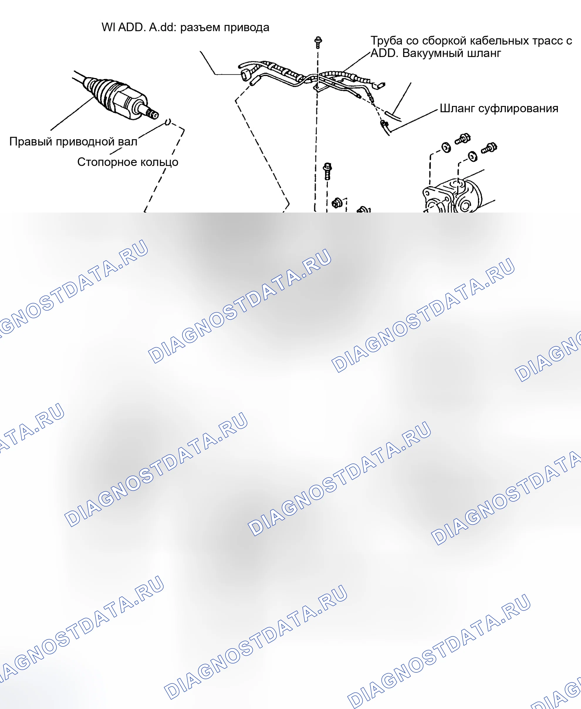 Рис. 9: ДИФФЕРЕНЦИАЛЬНЫЙ УЗЕЛ. Toyota Tundra I