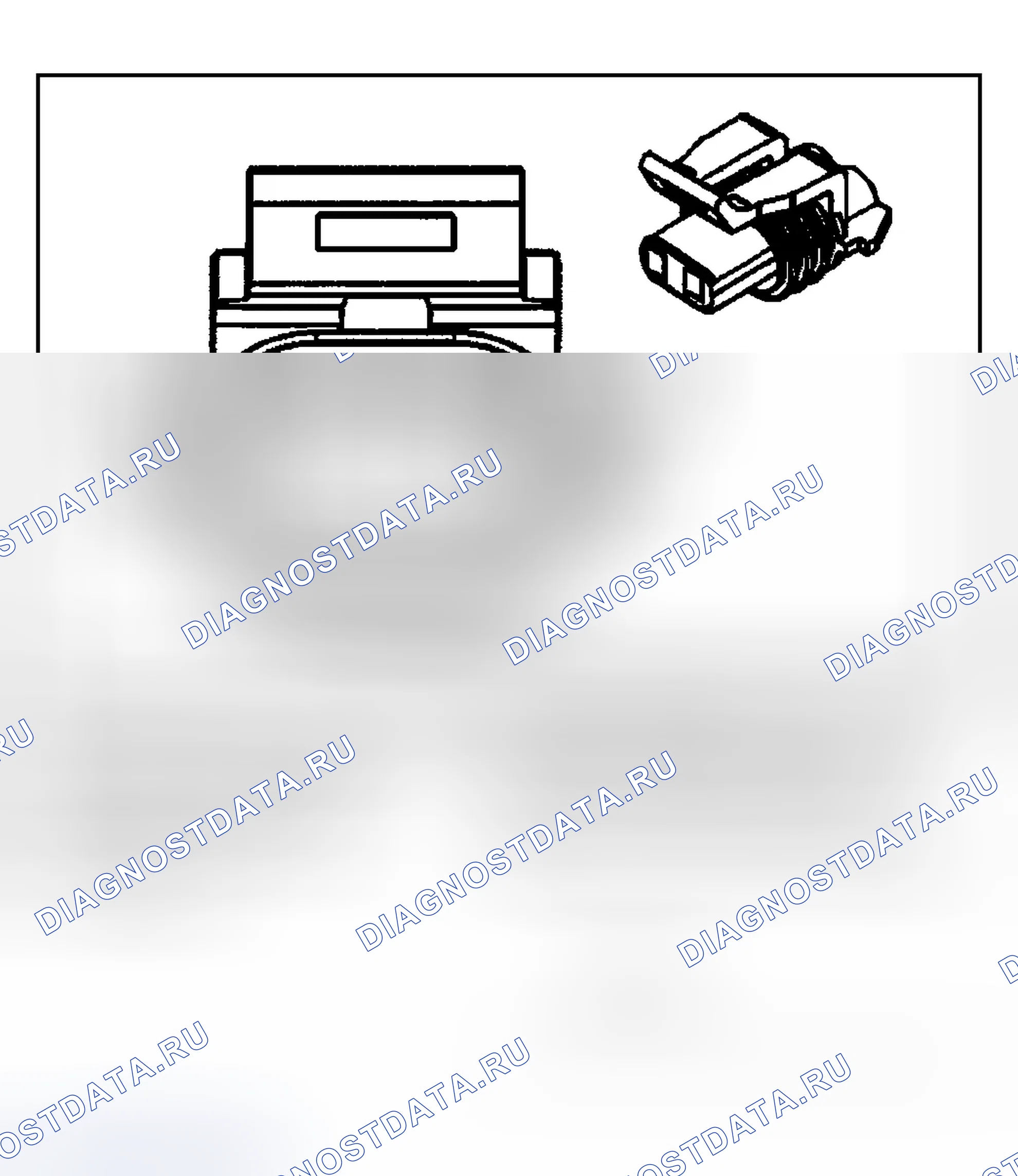 Рис. 166: Вид с торца разъема системы охлаждения. Chevrolet Silverado 2500 