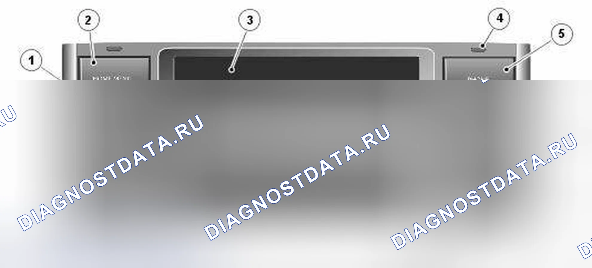 Рис. 38: СЕНСОРНЫЙ ДИСПЛЕЙ. Land Rover Range Rover L322