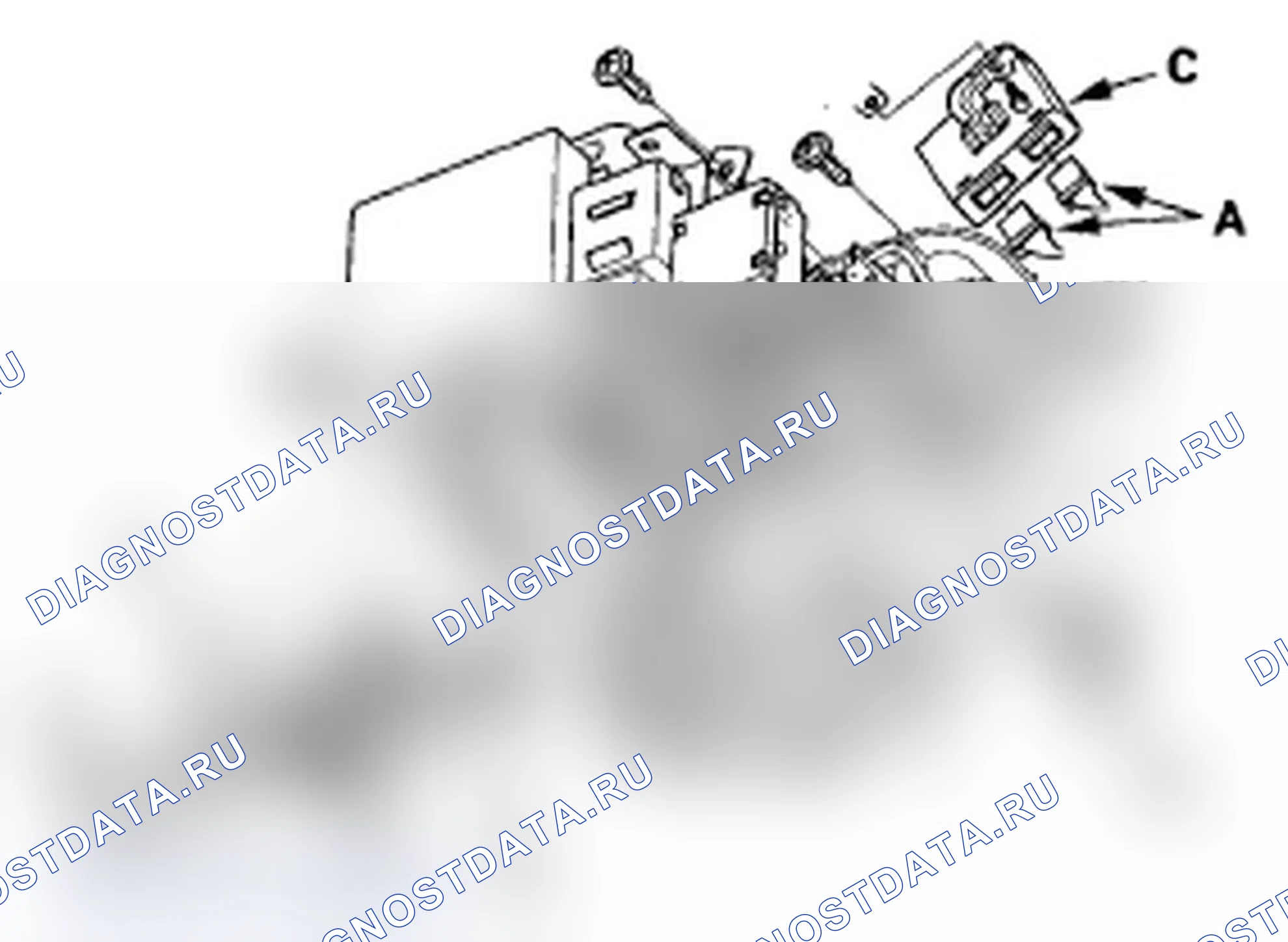 Рис. 109: Замена двигателя управления режимом. Acura RL II