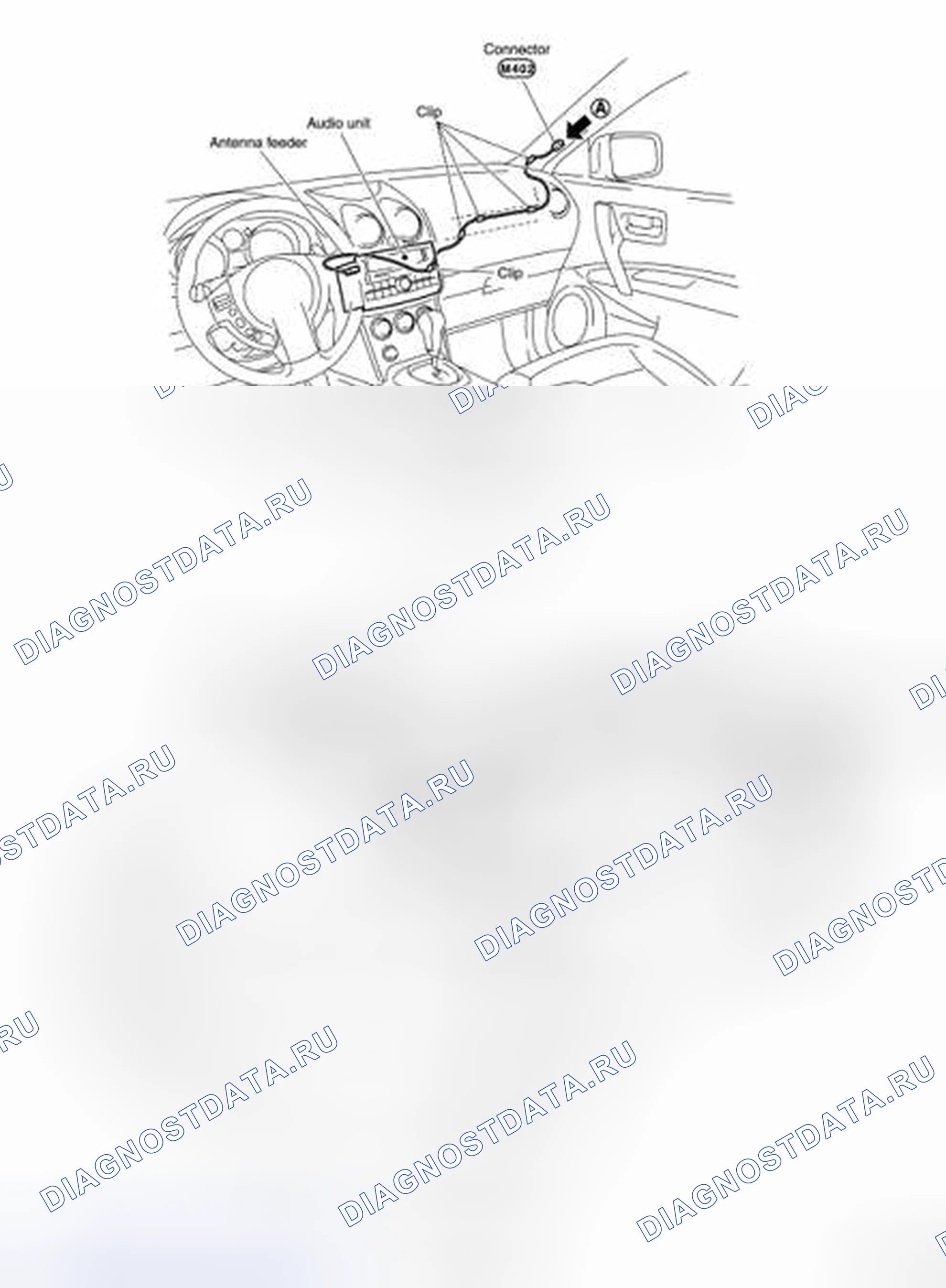 Рис. 23: Расположение антенны. Honda Shuttle I