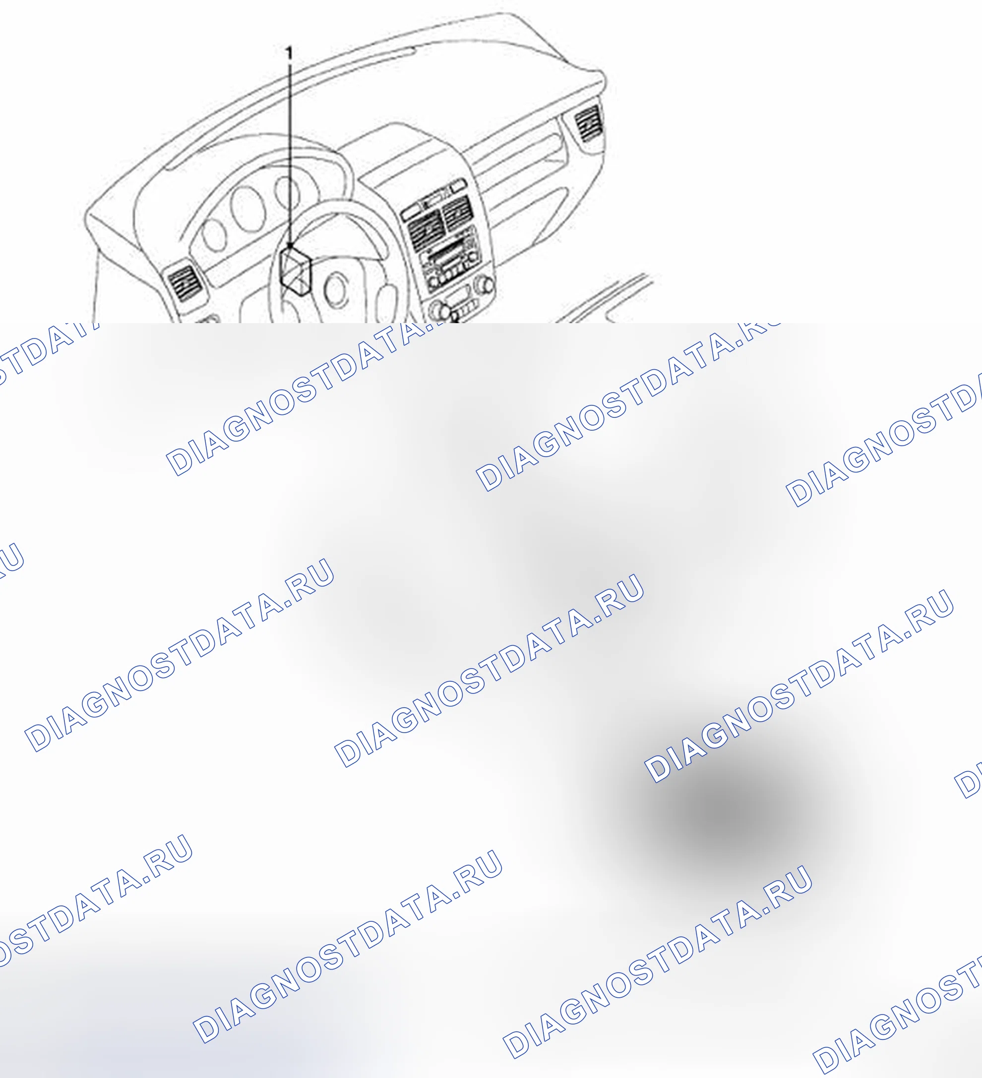 Рис. 1: РАСПОЛОЖЕНИЕ КОМПОНЕНТОВ. Hyundai Santa Fe II