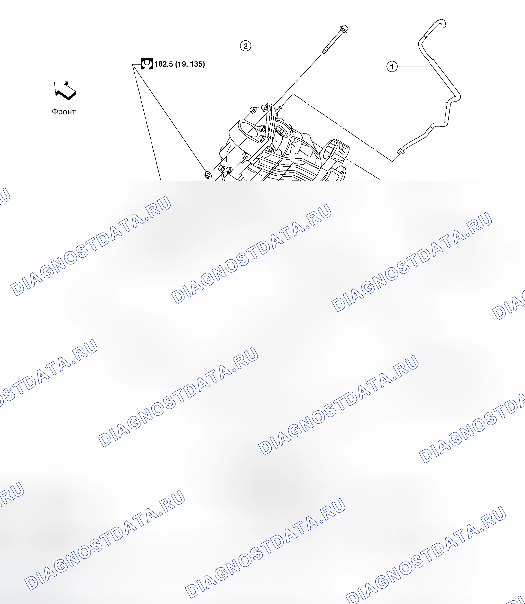 Рис. 17: Демонтаж и монтаж. Honda Odyssey I