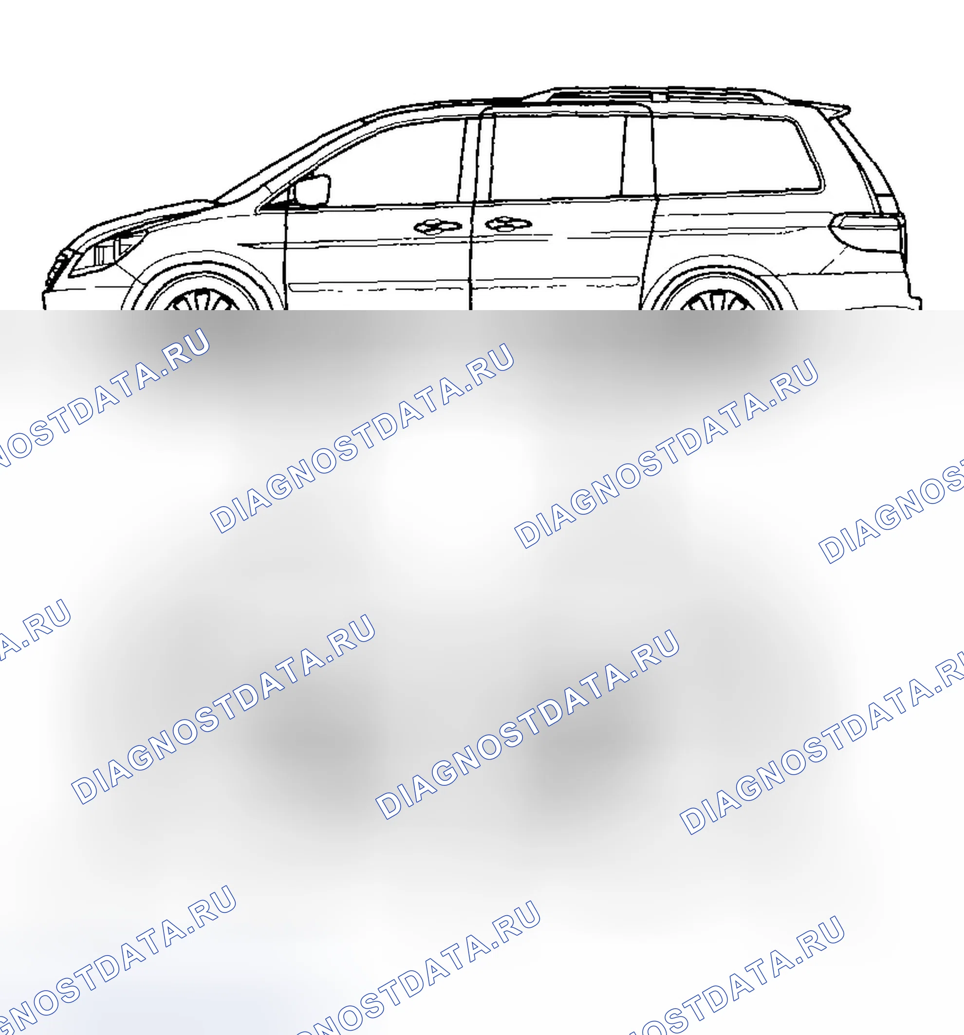 Рис. 19: Рамный подъемник. Honda Odyssey III