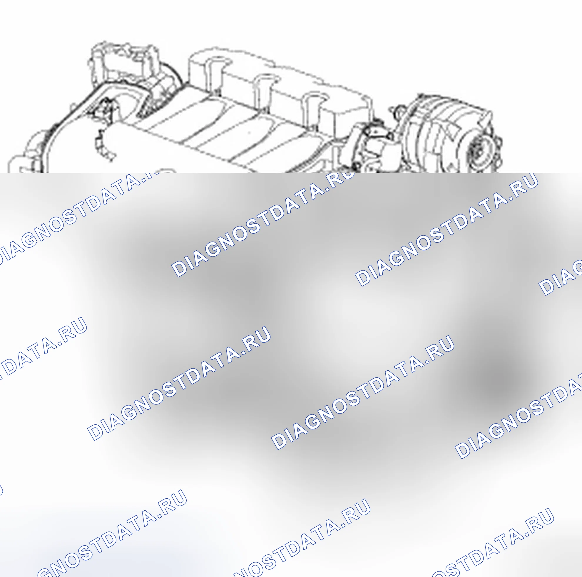 Рис. 605: ДВИГАТЕЛЬ 3,5л. Dodge Avenger II