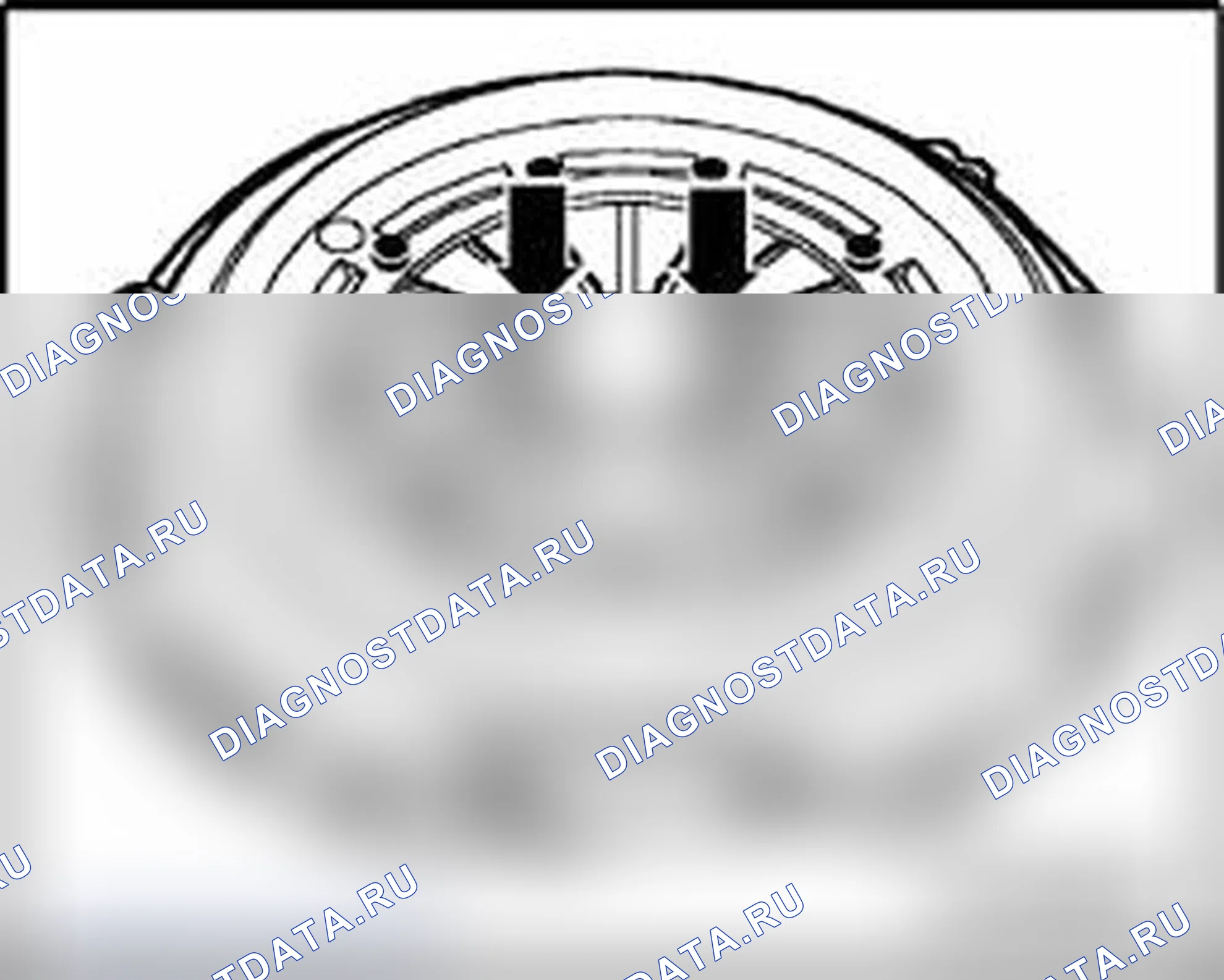 Рис. 62: Проверка концов диафрагменной пружины. Audi A4 B7