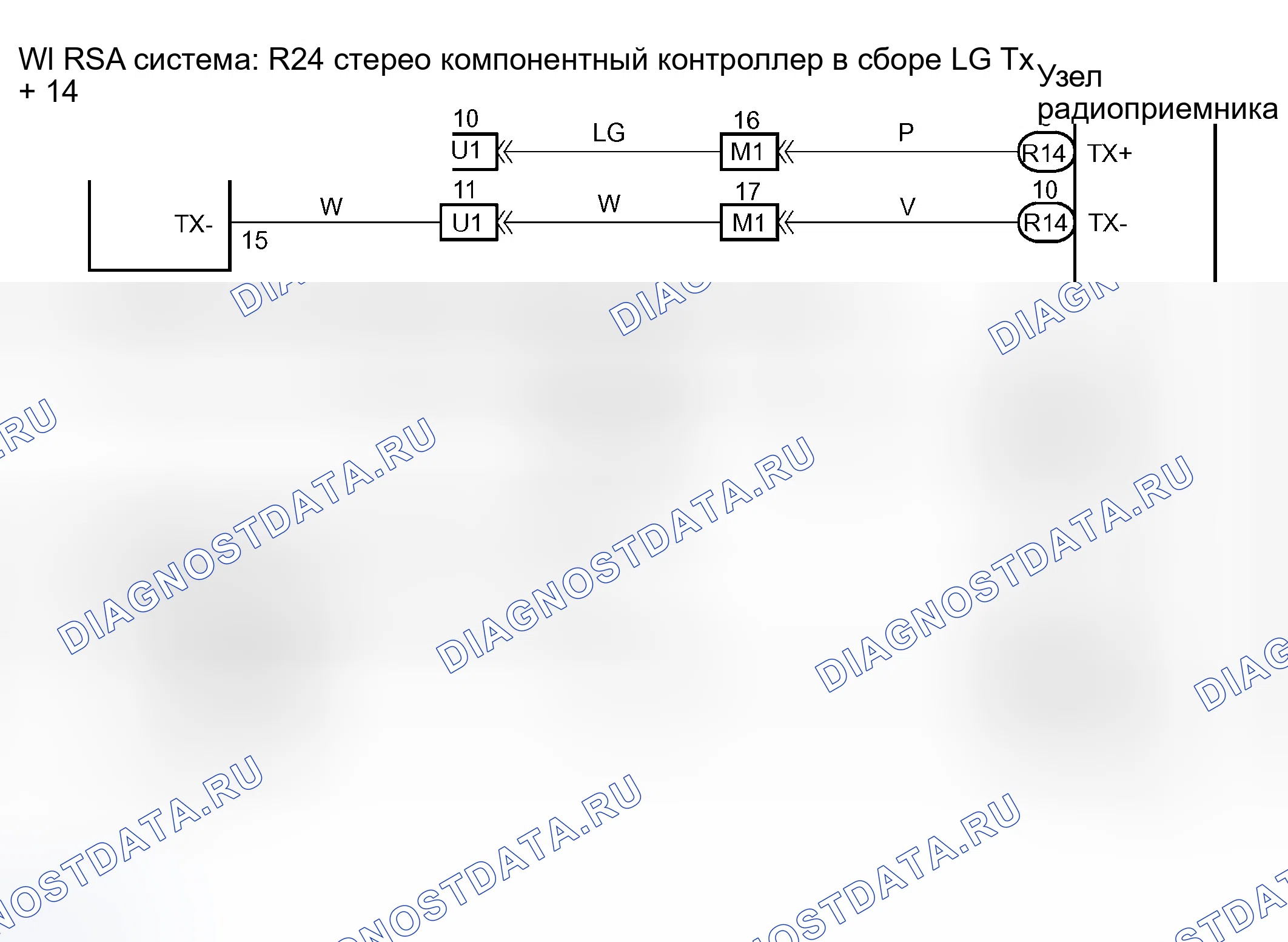 Рис. 88: электросхема. Toyota Sienna II