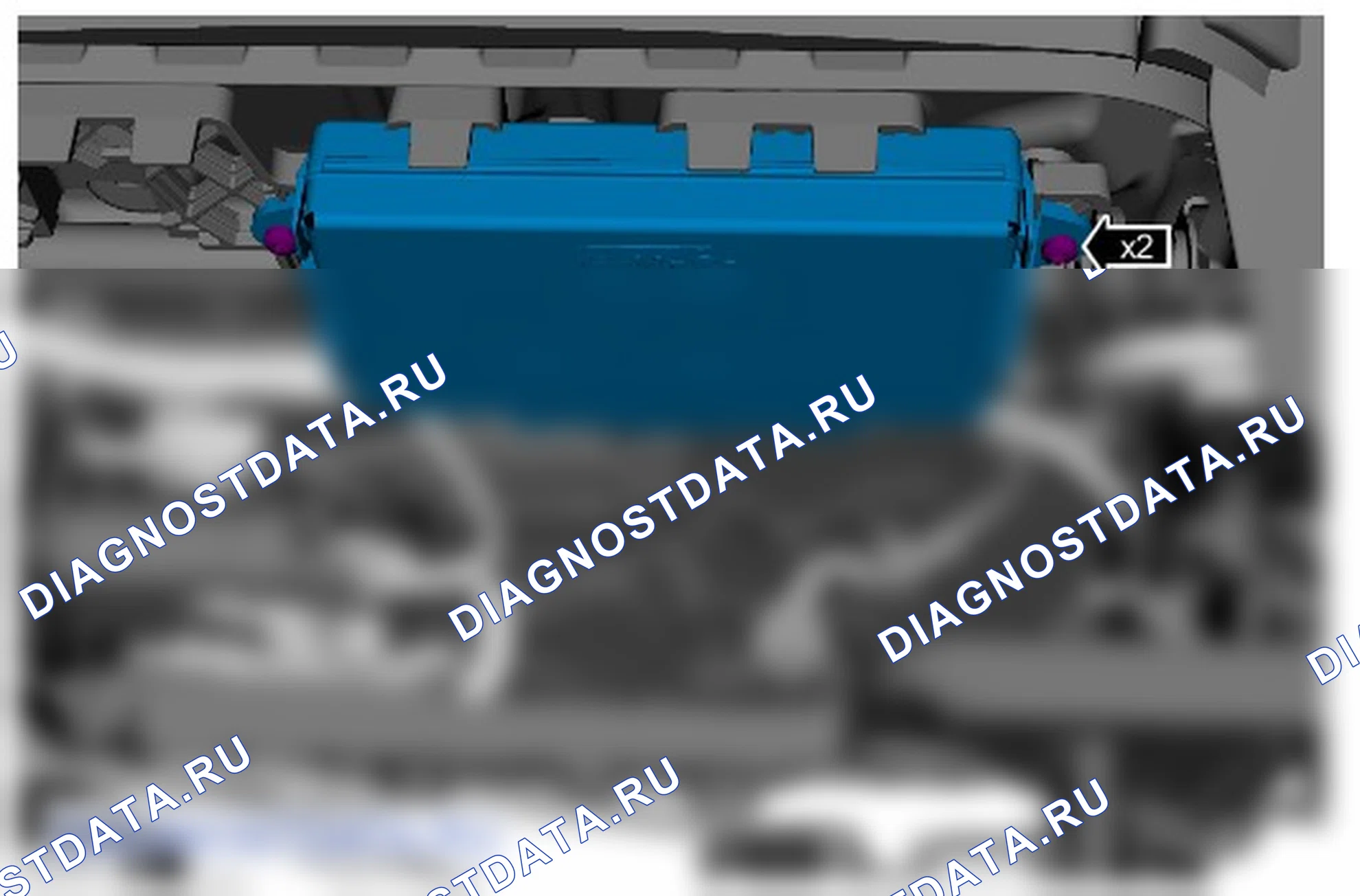 Как снять и установить Модуль передних сидений водителя (DSM). Ford Mustang VI