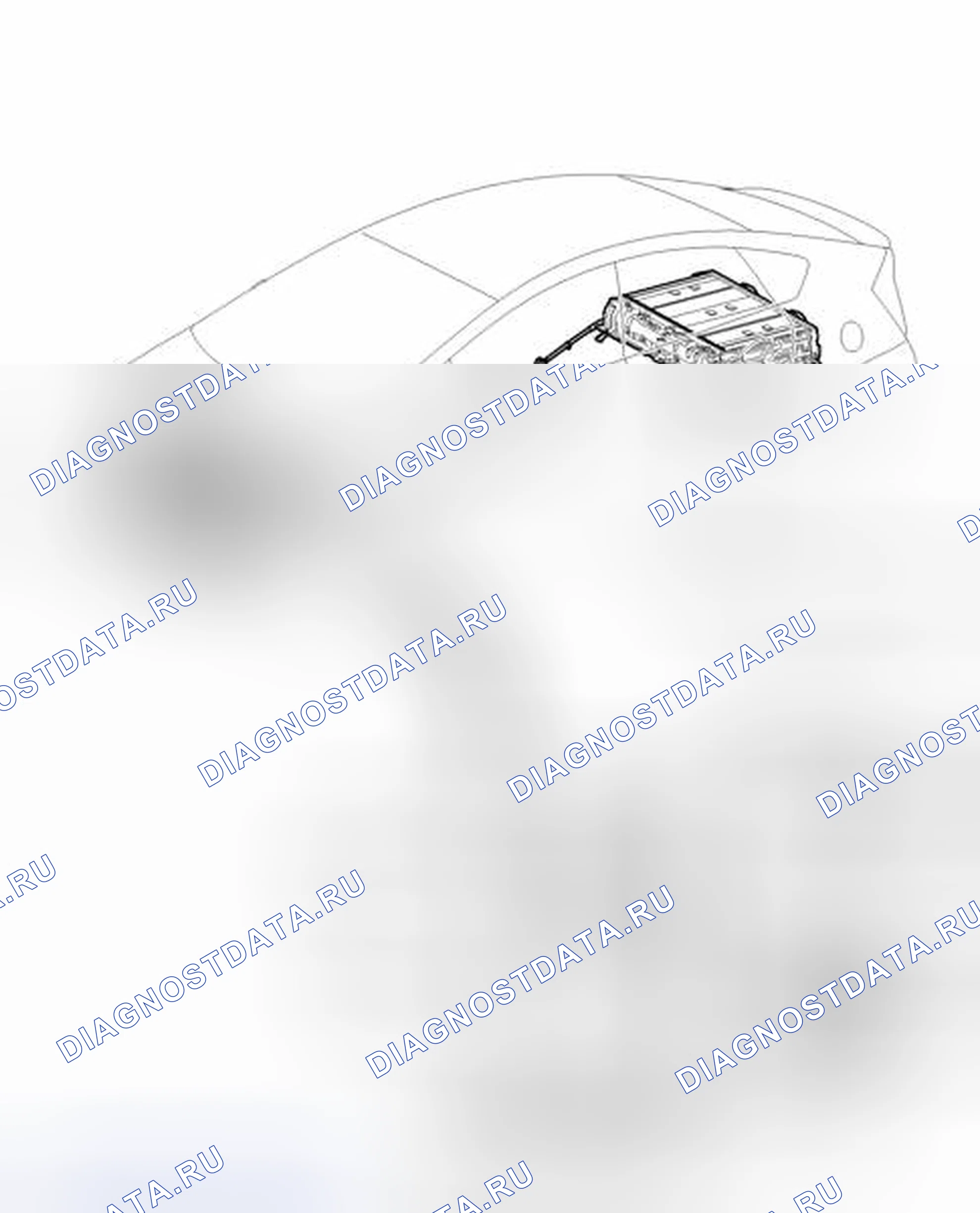Рис. 698: ИЛЛЮСТРАЦИЯ. Toyota Prius III рестайлинг