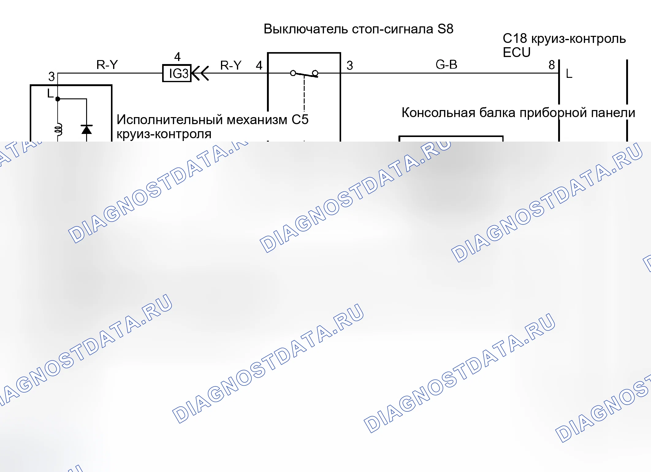 Рис. 25: электросхема. Toyota Celica T230 рестайлинг