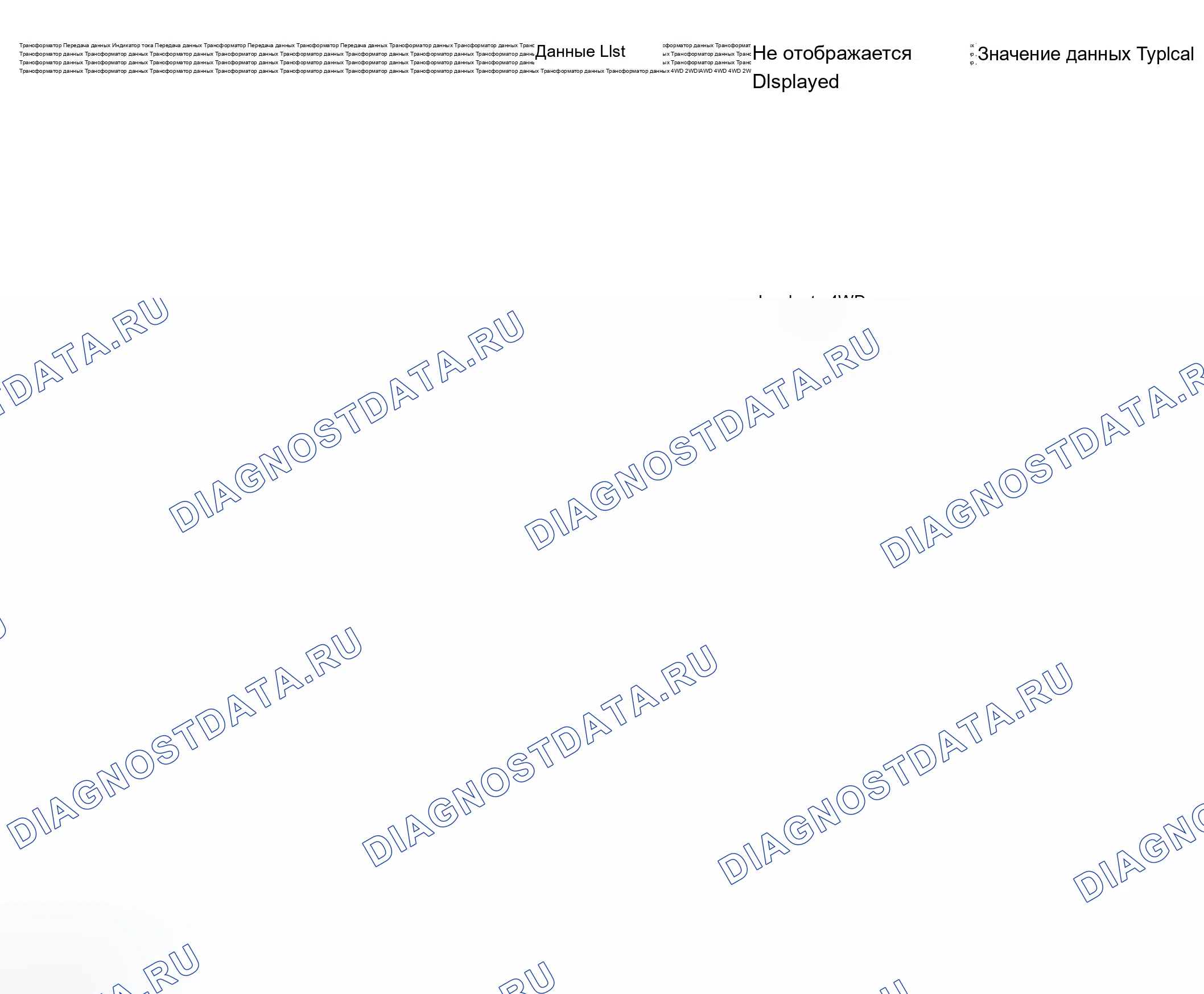 Рис. 491: Список данных сканирующего прибора. Chevrolet Silverado 1500 HD 