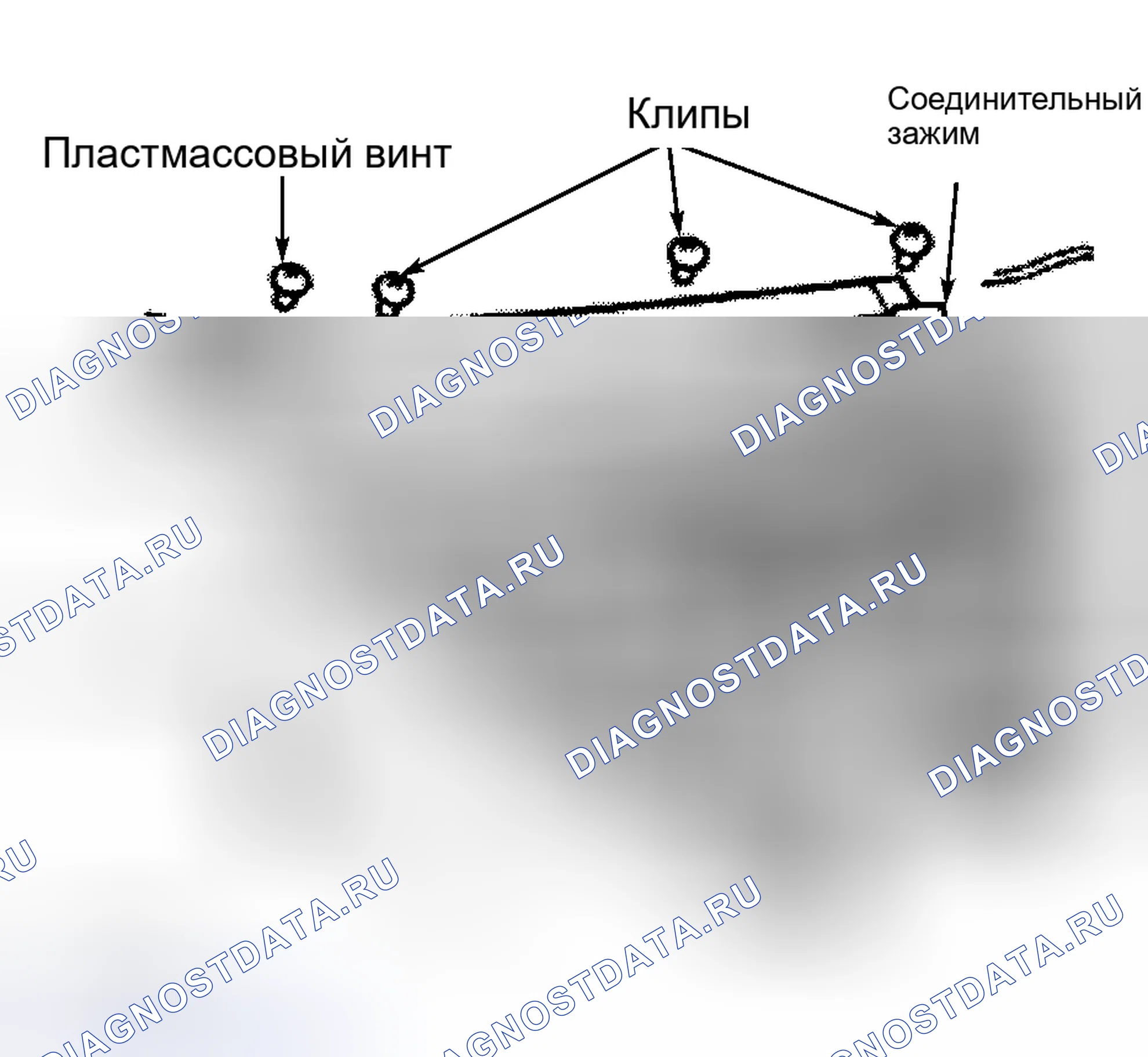 Рис. 1: Демонтаж и монтаж (1993-1999, за исключением кабриолет; 1995-2002 Кабрио). Volkswagen Golf Mk3