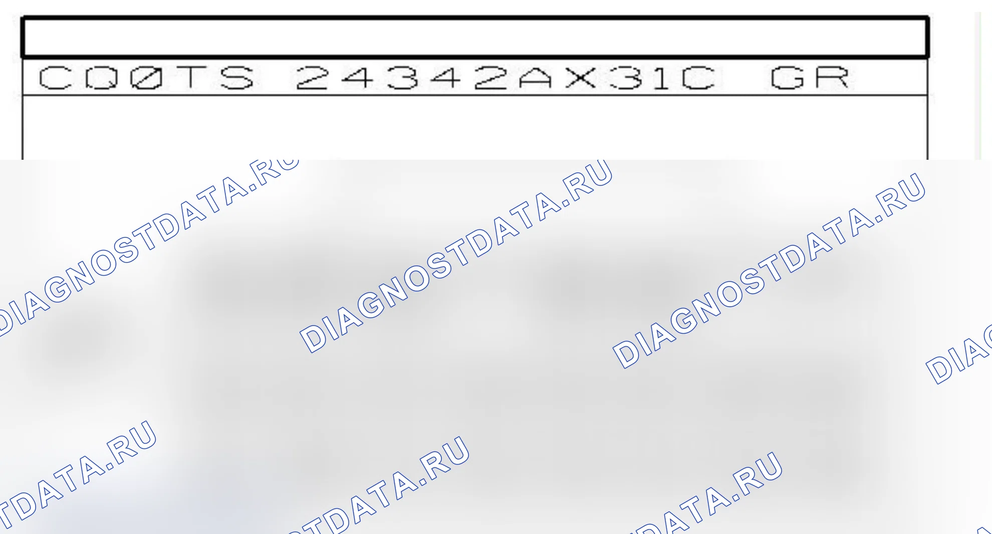 Распиновка разъёма 1222 — ЭБУ сист. парковки. Renault Koleos I