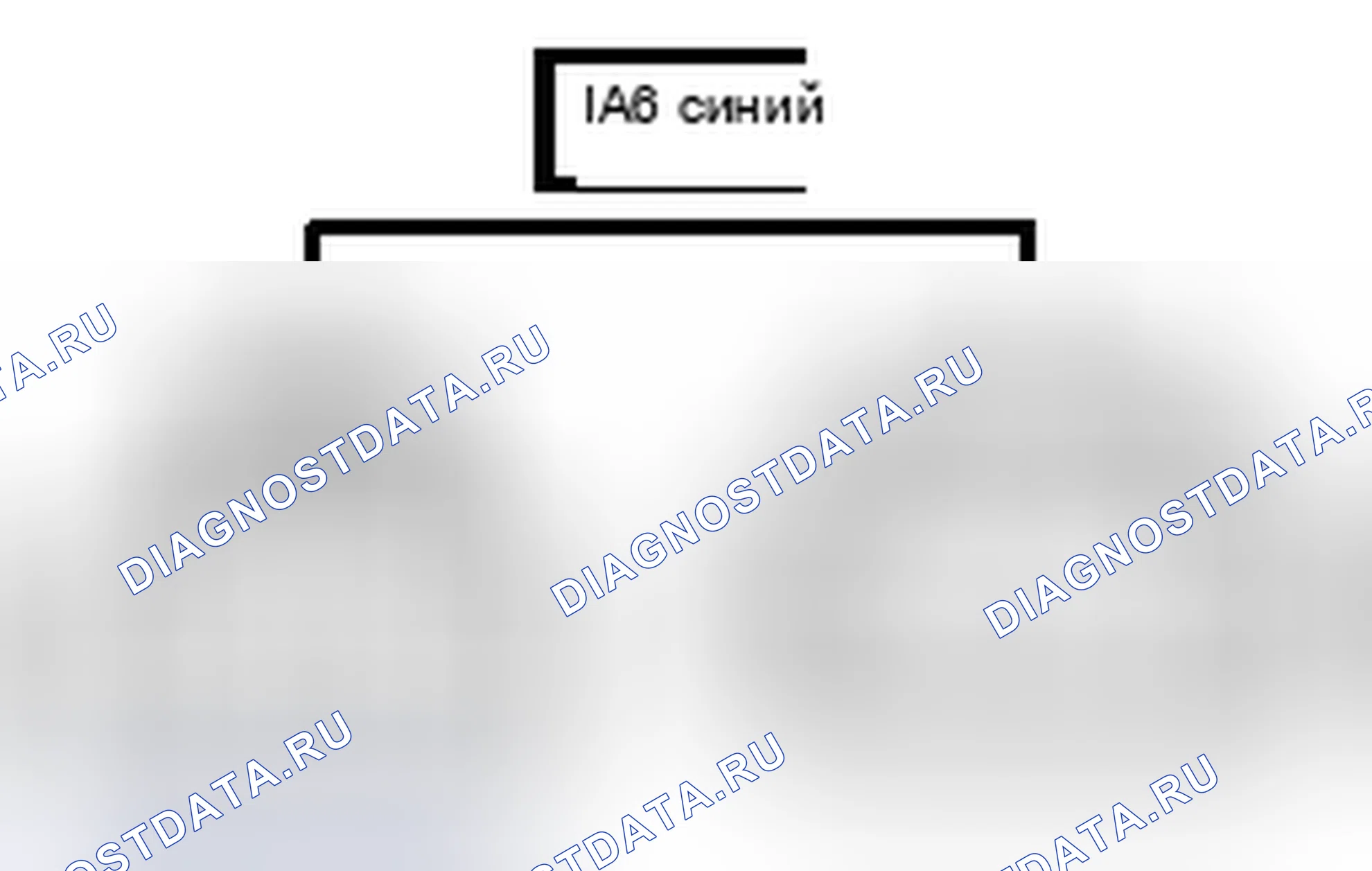 Рис. 1670: Вид с торца разъема (IA6). Toyota Camry XV50