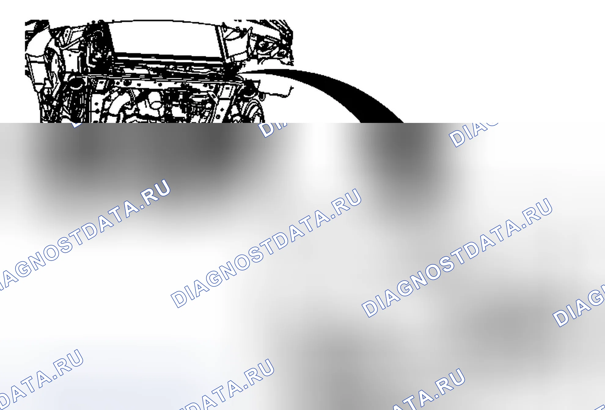 Рис. 53: Замена нижнего кронштейна радиатора (Lkw). Chevrolet Malibu VIII рестайлинг