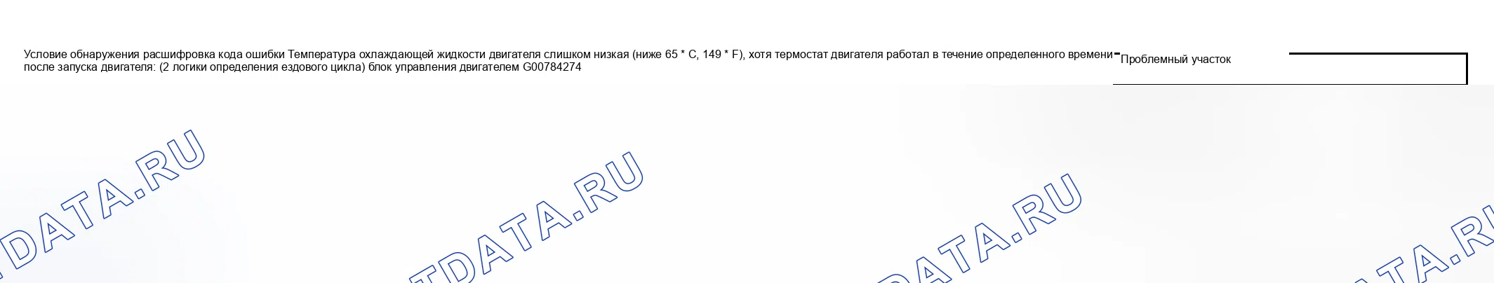 Рис. 108: расшифровка кода ошибки Обнаружение состояния и зоны неисправности. Suzuki Aerio I