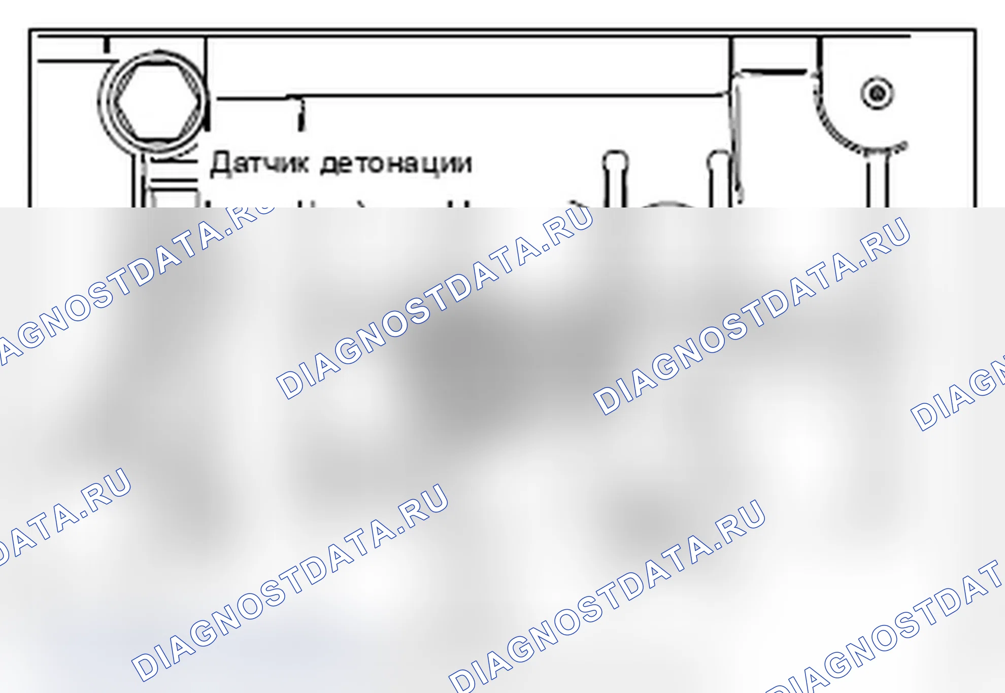 Рис. 17: >> A <<УСТАНОВКА ДАТЧИКА ДЕТОНАЦИИ. Mitsubishi Lancer Ralliart X рестайлинг