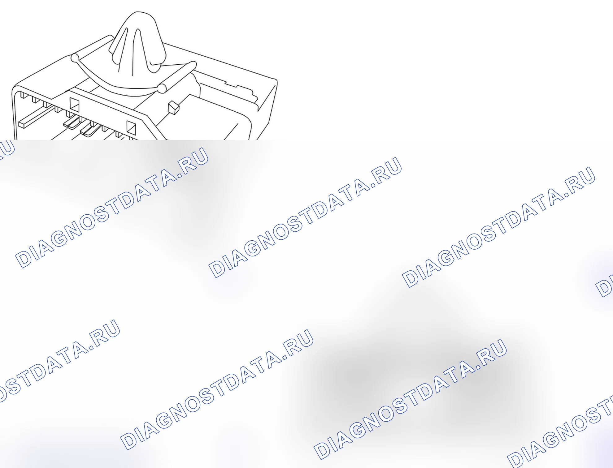 Распиновка разъёма X402. Opel Antara I рестайлинг