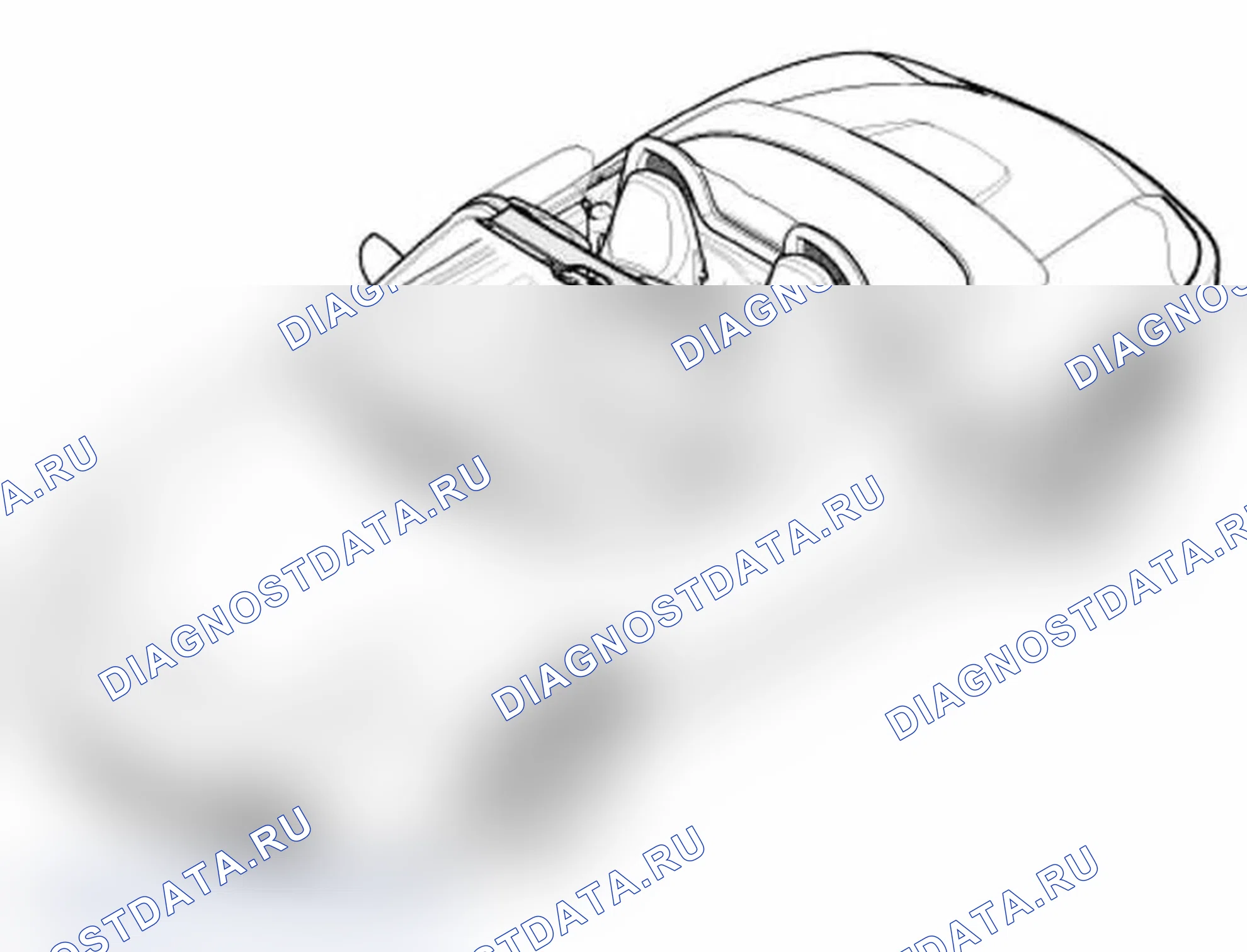 Рис. 3: СНЯТИЕ И УСТАНОВКА ОБЛИЦОВКИ ПЕРЕДНЕЙ КРЫШИ. Porsche Boxster S 986