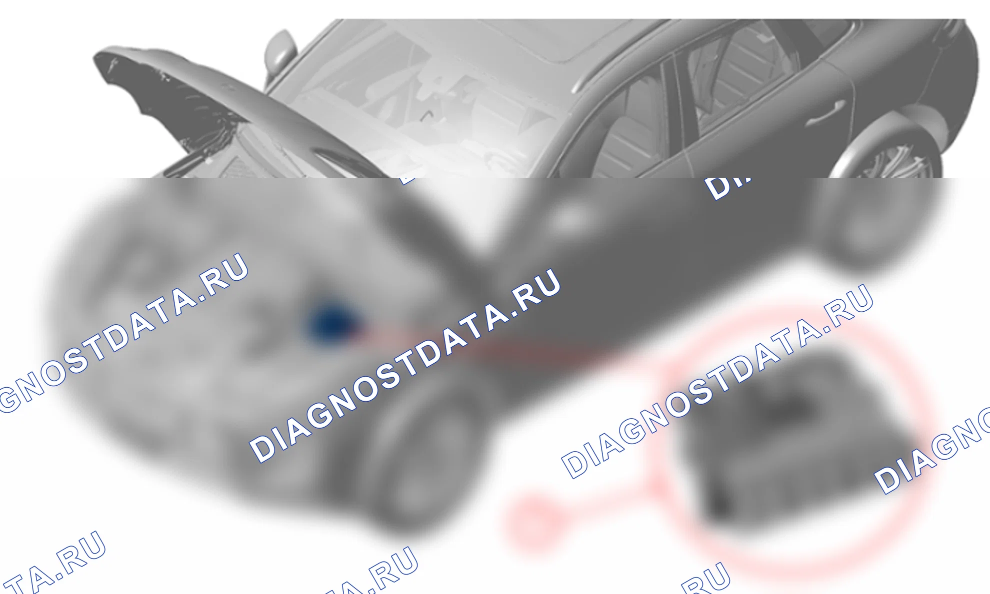 Монтажное положение блока управления электроники двигателя (DME) на Macan с 2019 м. г.. Porsche Cayenne III