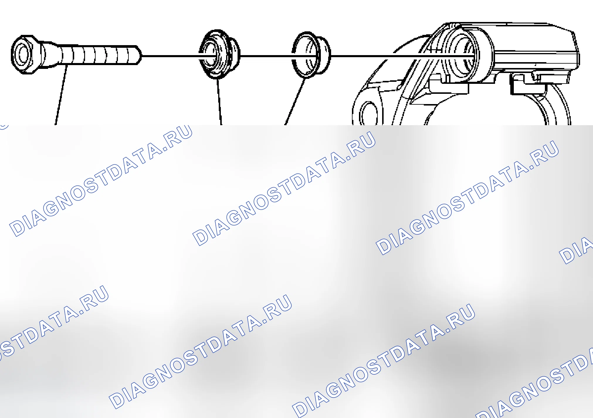 Рис. 9: Замена заднего дискового тормоза (J55). Cadillac DTS I