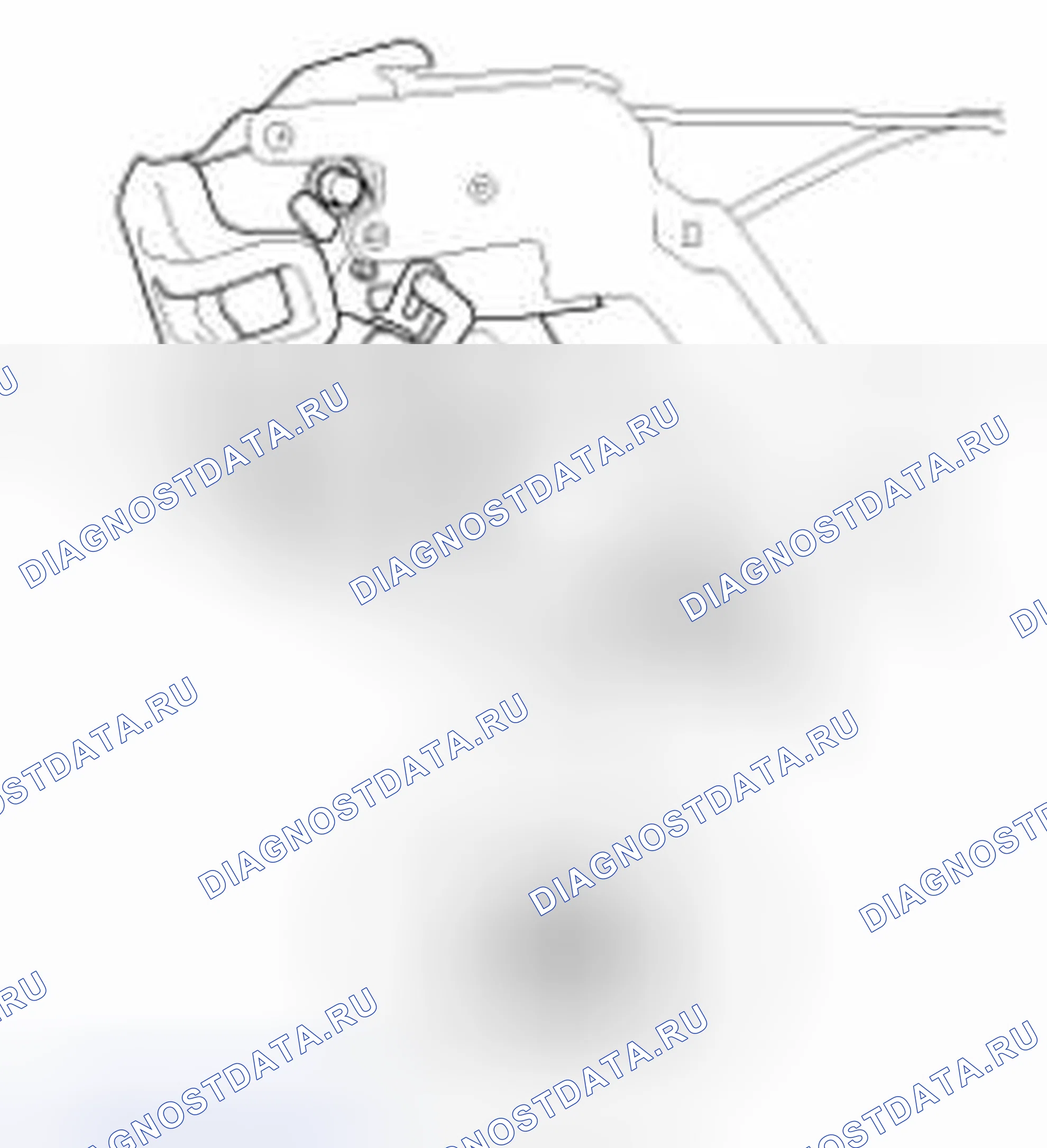 Рис. 38: ПЕРЕКЛЮЧАТЕЛЬ БЛОКИРОВКИ ЗАДНЕЙ ДВЕРИ. Geely Panda I
