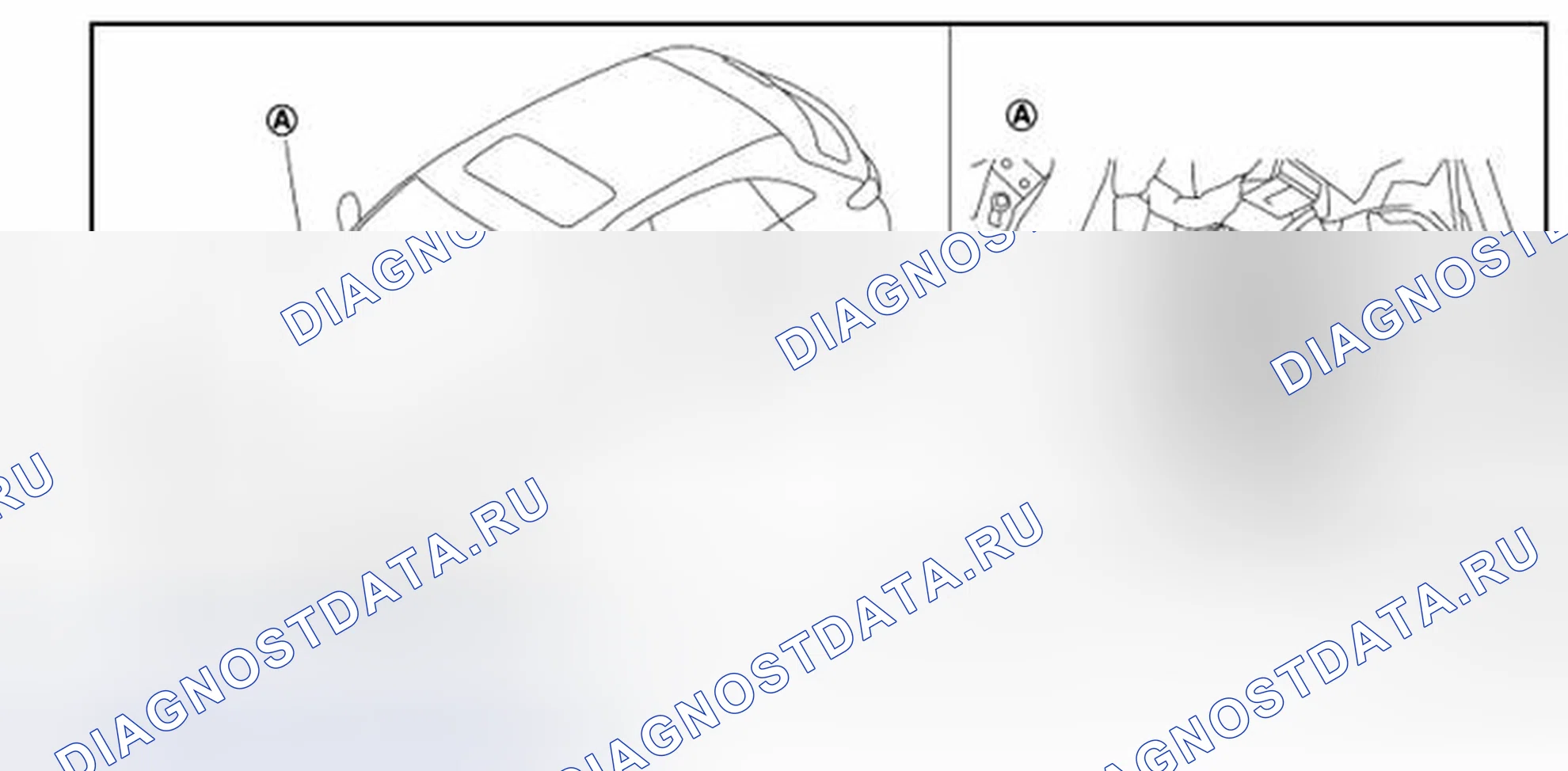 Рис. 44: Расположение компонентов. Infiniti FX35 II рестайлинг