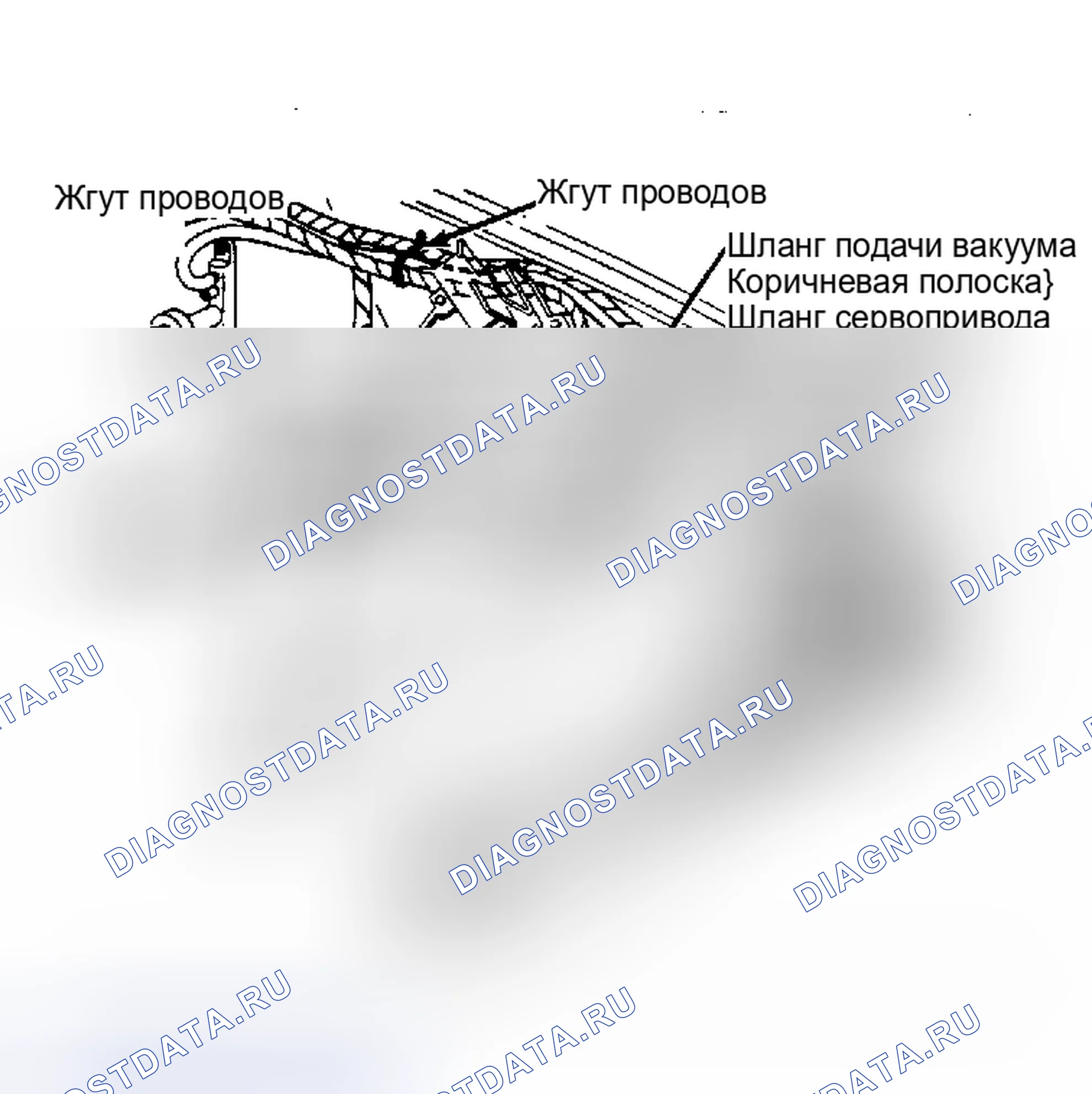 Рис. 1: Компоненты автоматического круиз-контроля (типовая установка). Lincoln Continental VII