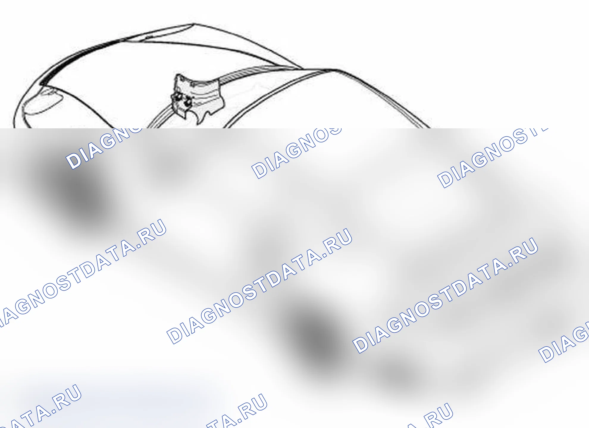 Рис. 43: Демонтаж и монтаж воздушной направляющей - GT2. Porsche 911 Carrera 4 996 рестайлинг