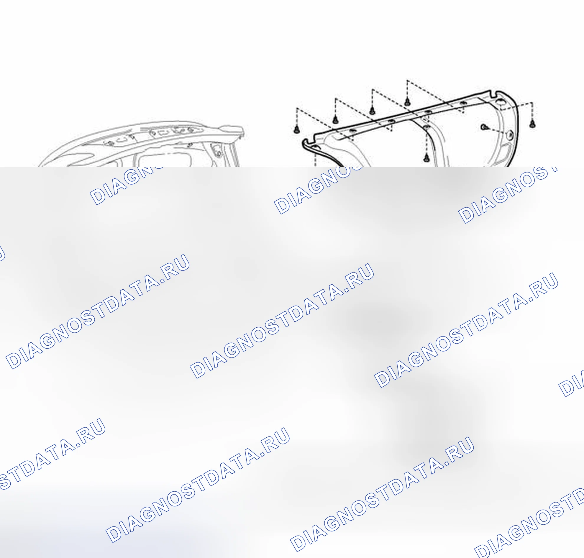 Рис. 507: ИЛЛЮСТРАЦИЯ. Toyota Camry XV40 рестайлинг
