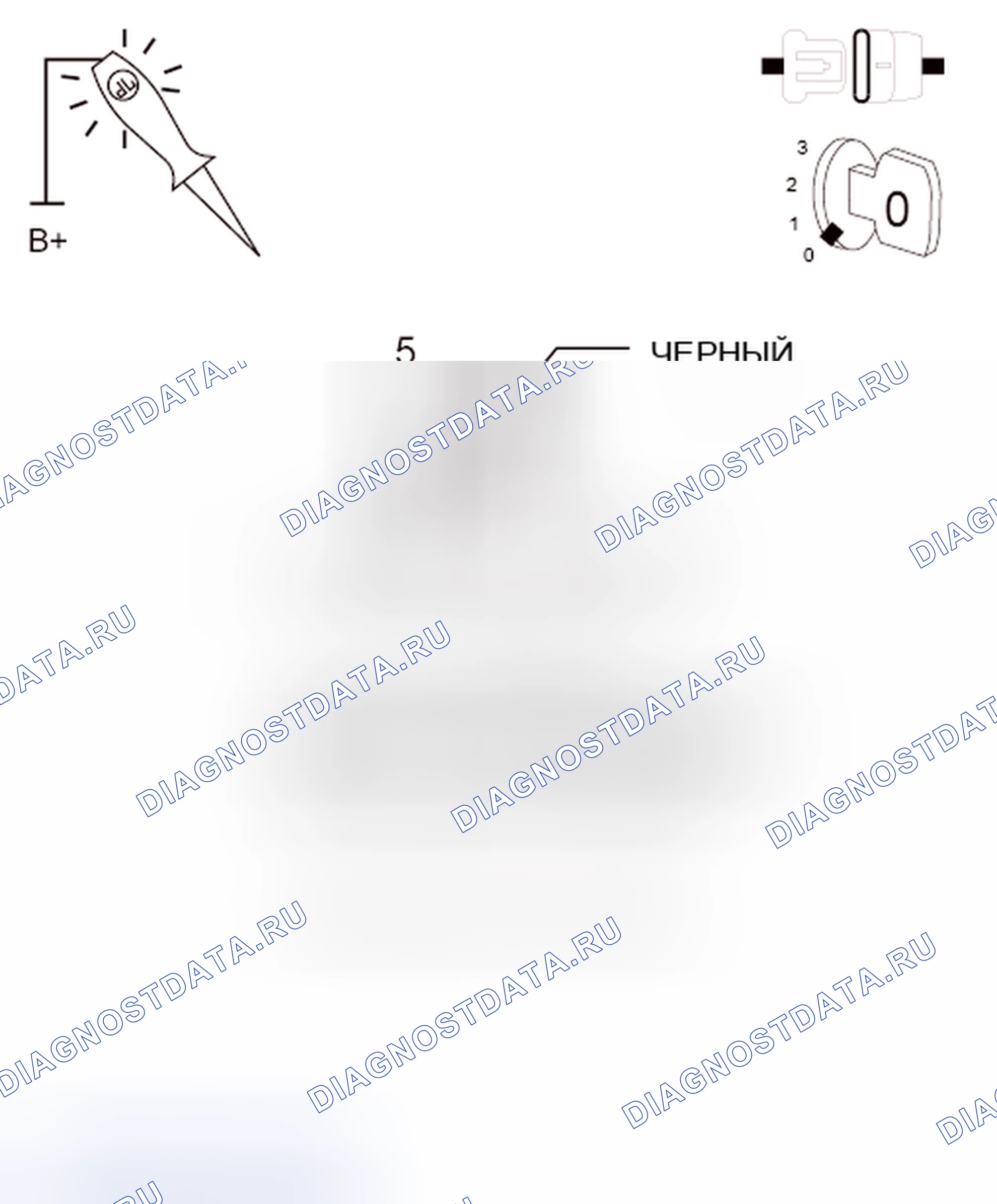 Рис. 6: ДИАГНОСТИЧЕСКИЙ ТЕСТ. Dodge Grand Caravan V
