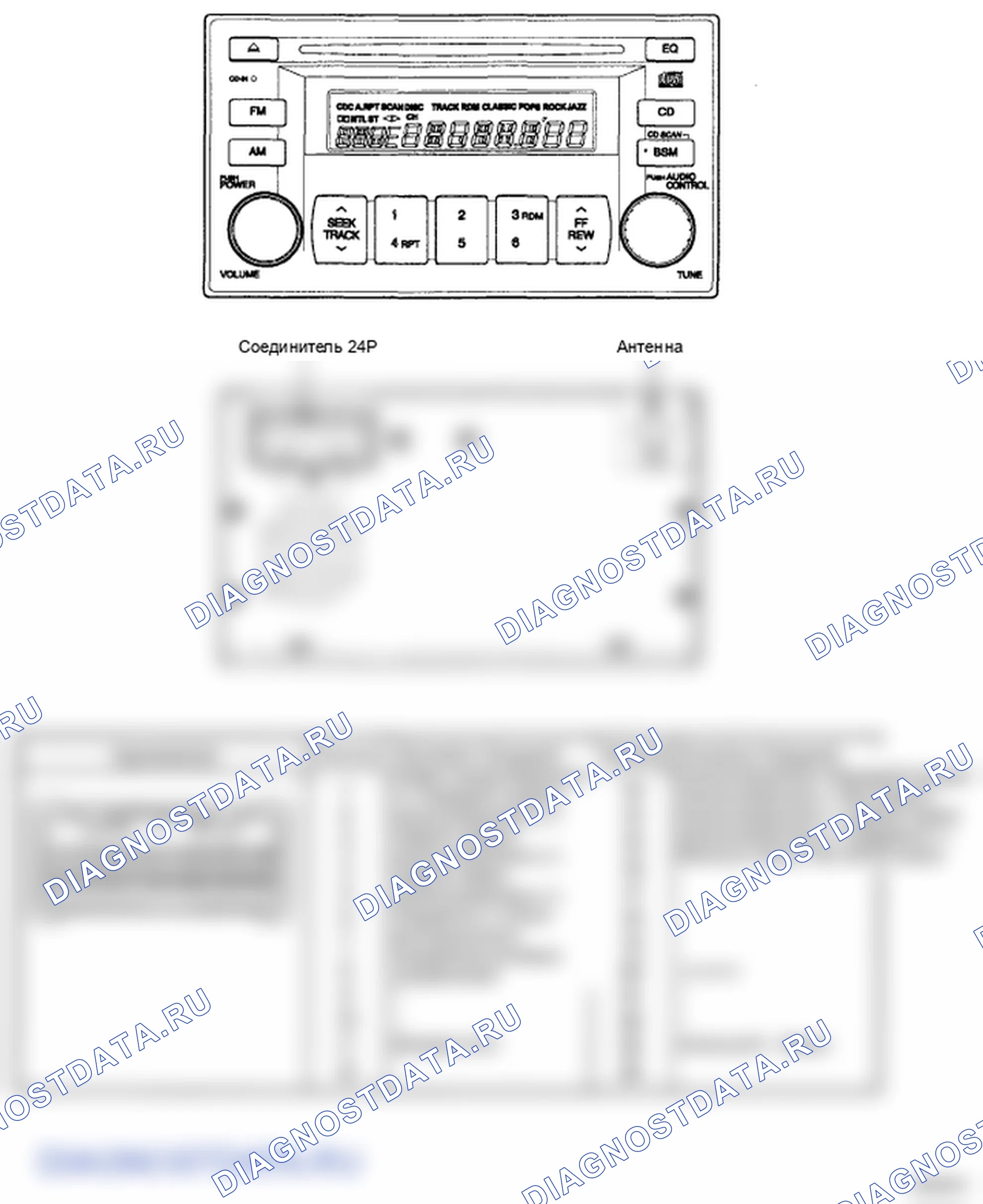 Рис. 21: AM / FM / CD (M445). Hyundai Accent III
