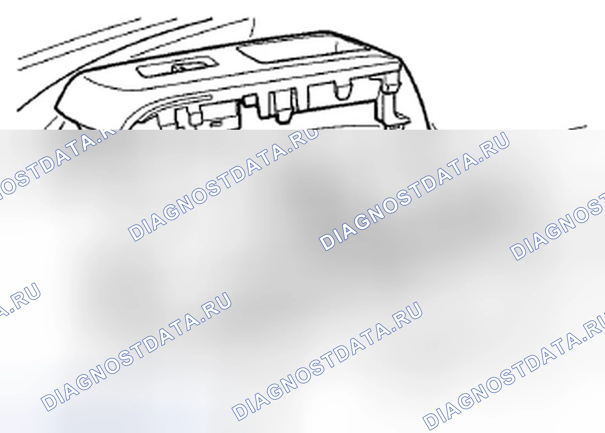 Рис. 24: Замена переключателя стеклоподъемника пассажира. Honda Insight ZE2