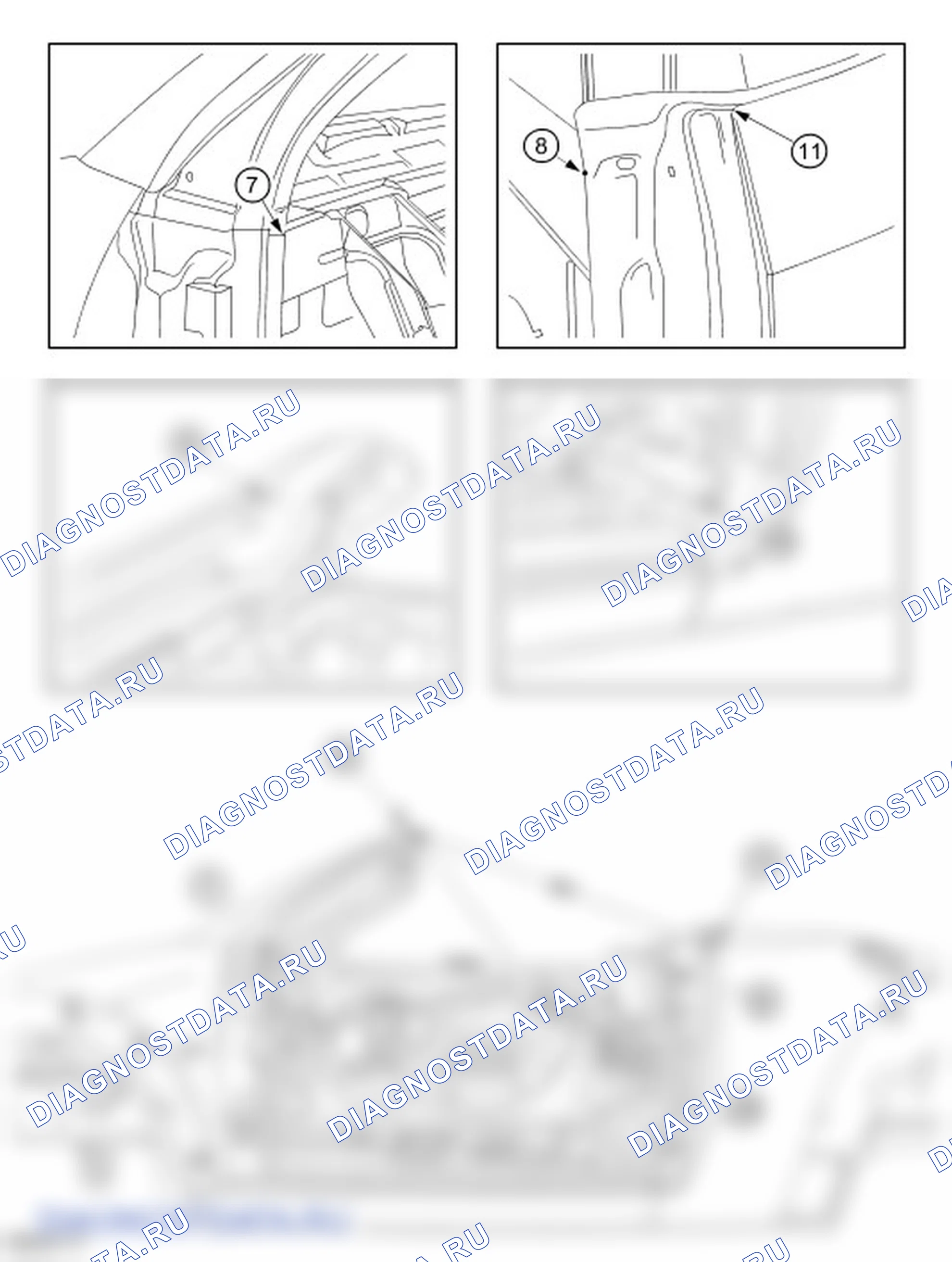 Проверка допуска кадра. Ford Ka I