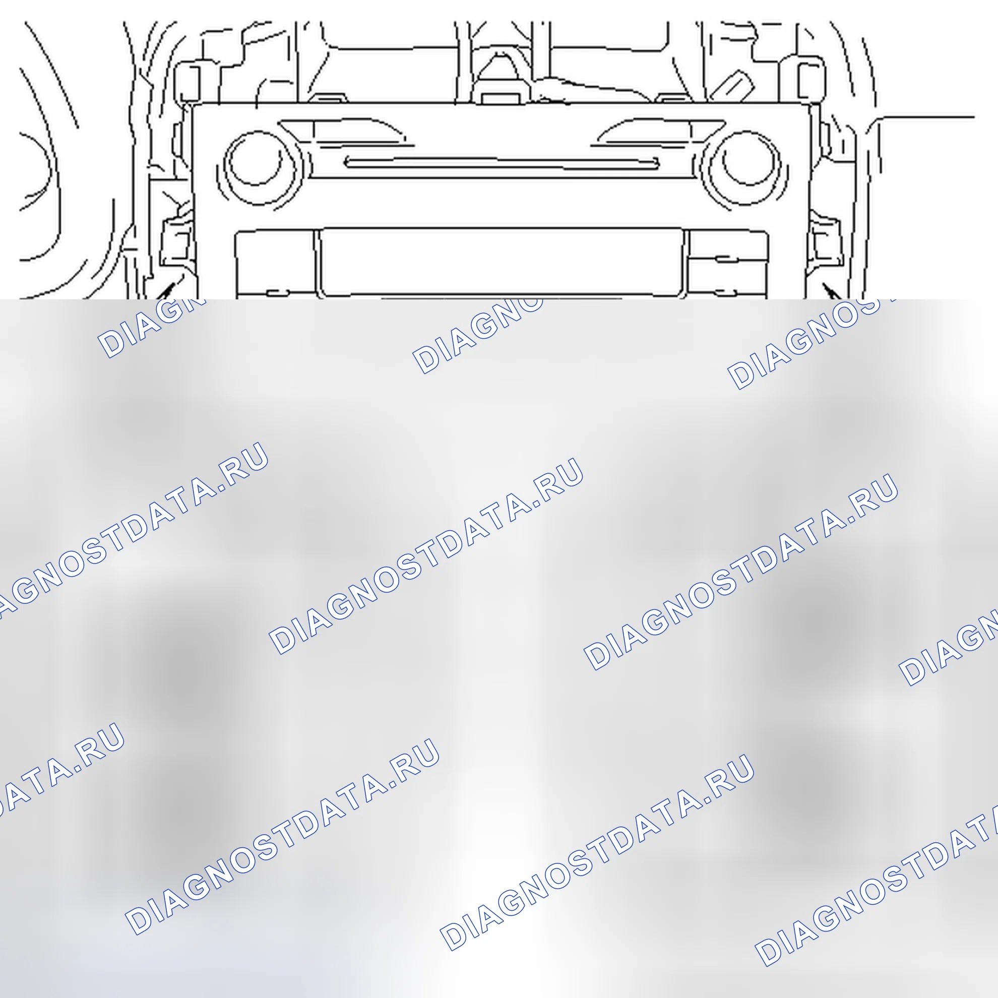 Рис. 6: ДЕМОНТАЖ. Toyota Corolla X рестайлинг