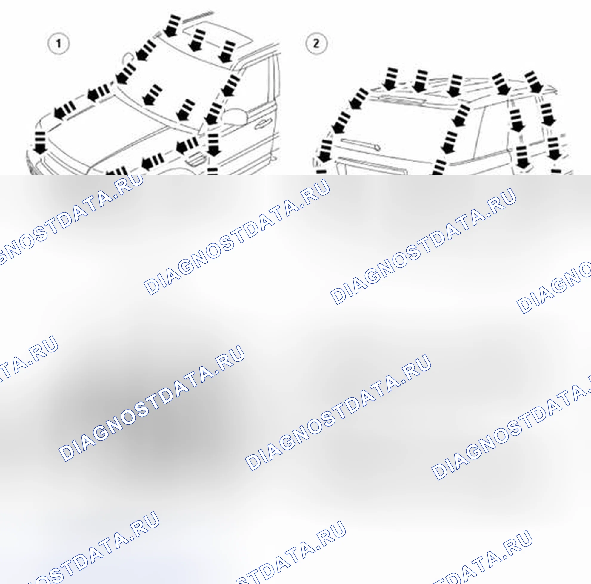 Рис. 64: Водоотводная система. Land Rover Range Rover Sport I